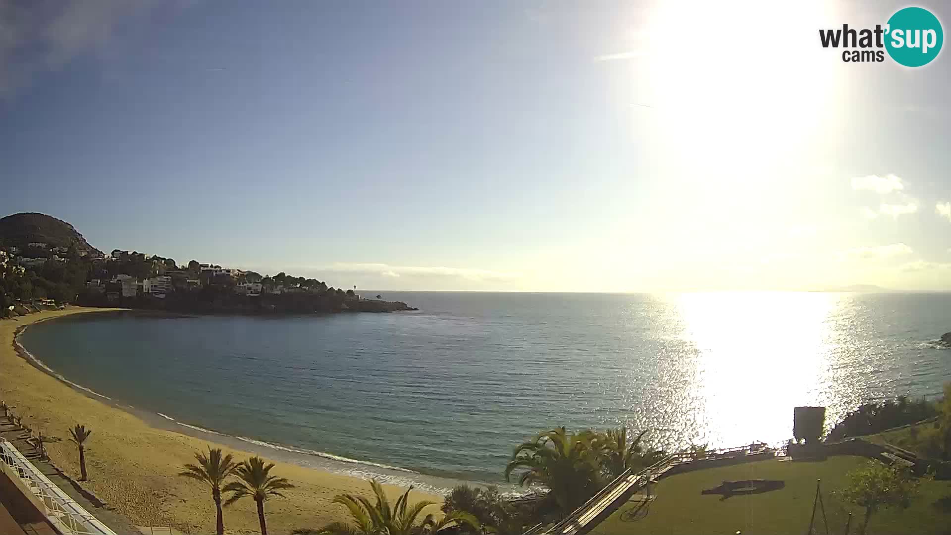 Plage de l’Almadrava Livecam Roses – Costa Brava – Espagne