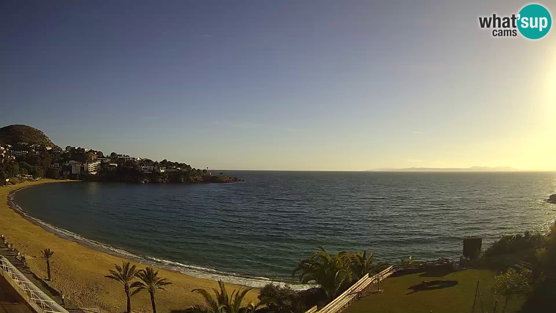 Platja de l’Almadrava Strand Webcam Roses – Costa Brava – Spanien
