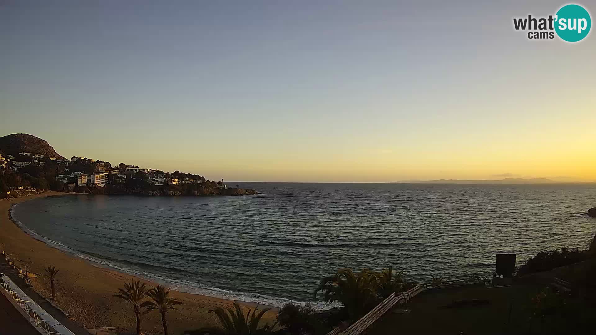 Platja de l’Almadrava Strand Webcam Roses – Costa Brava – Spanien