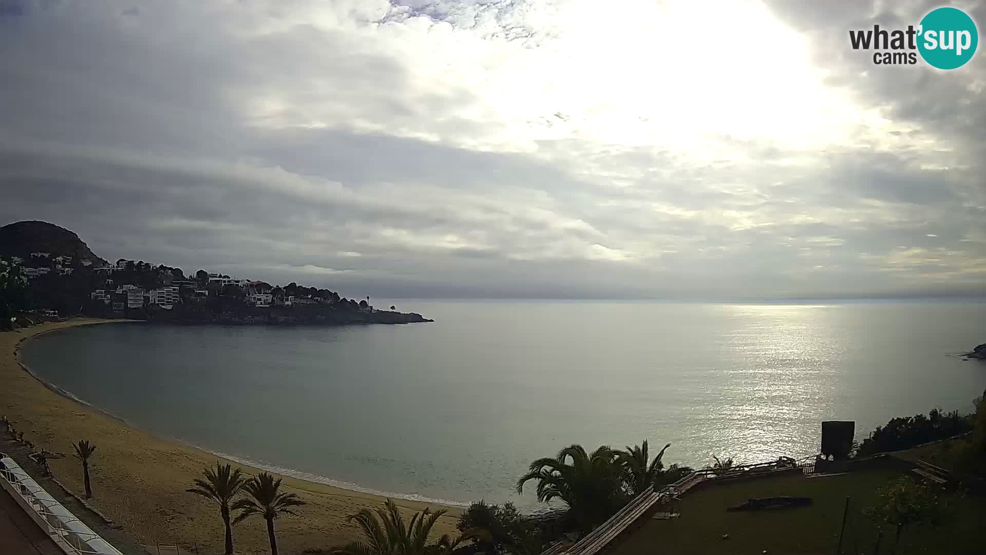 Plage de l’Almadrava Livecam Roses – Costa Brava – Espagne