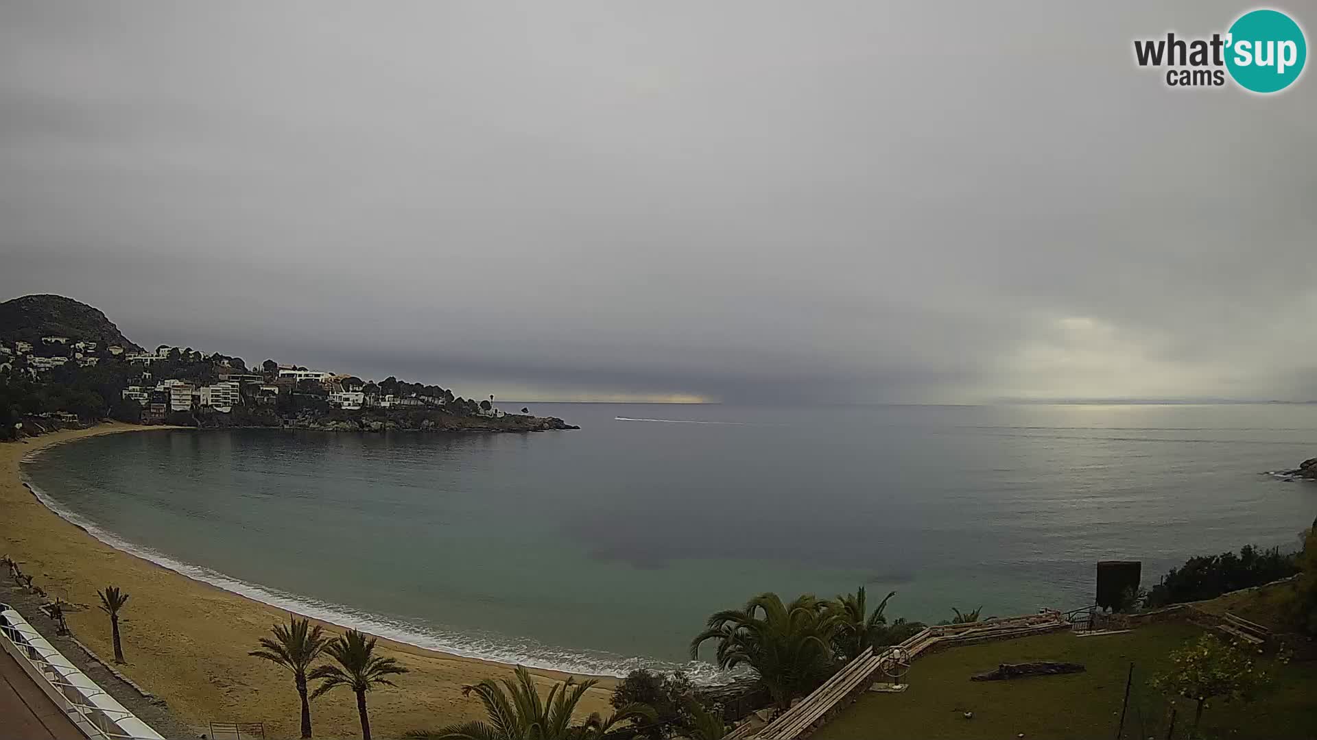 Playa de l’Almadrava camera en vivo Roses – Costa Brava – Espana