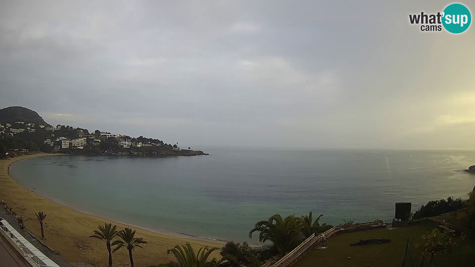 Playa de l’Almadrava camera en vivo Roses – Costa Brava – Espana