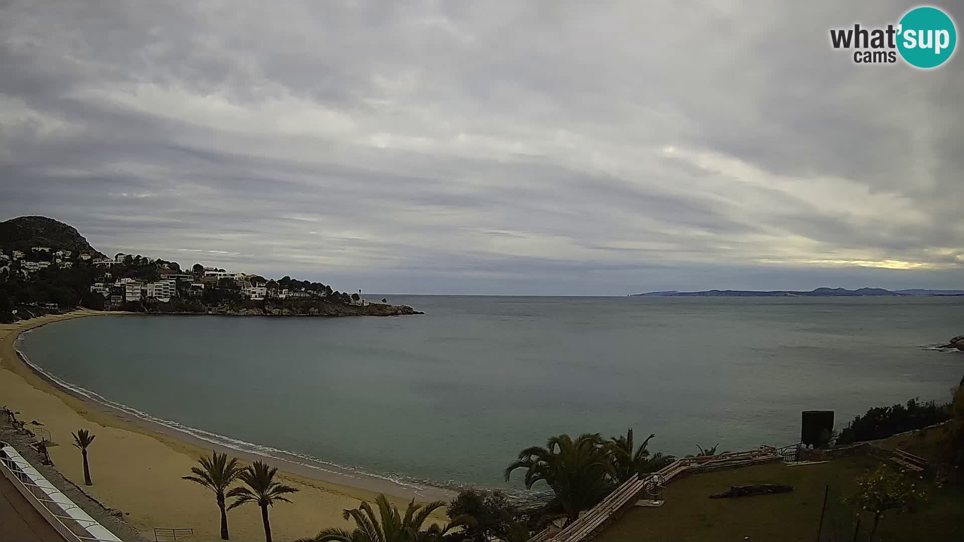 Plage de l’Almadrava Livecam Roses – Costa Brava – Espagne