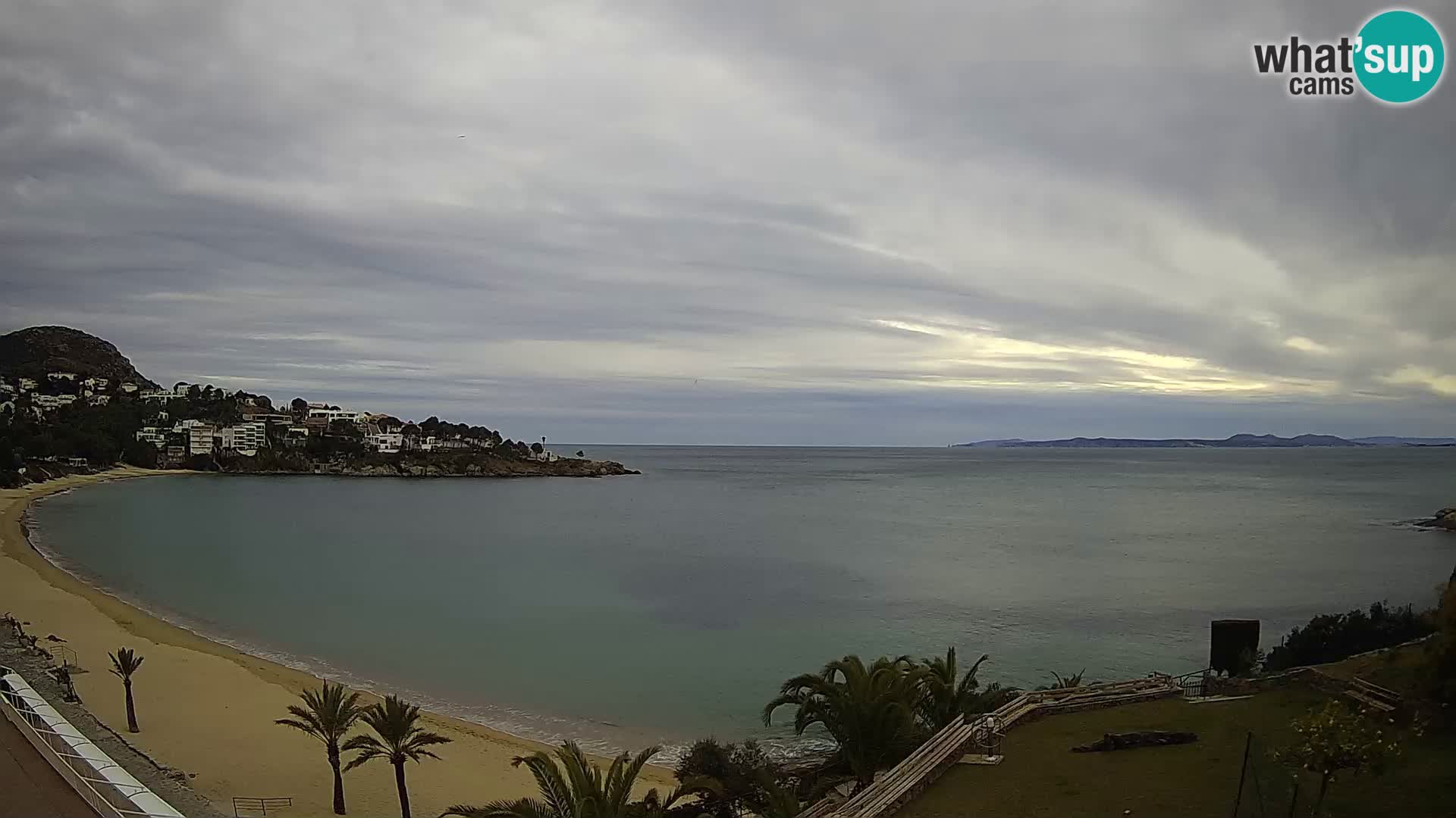 Platja de l’Almadrava Spiaggia Live Webcam Roses – Costa Brava – Spagna