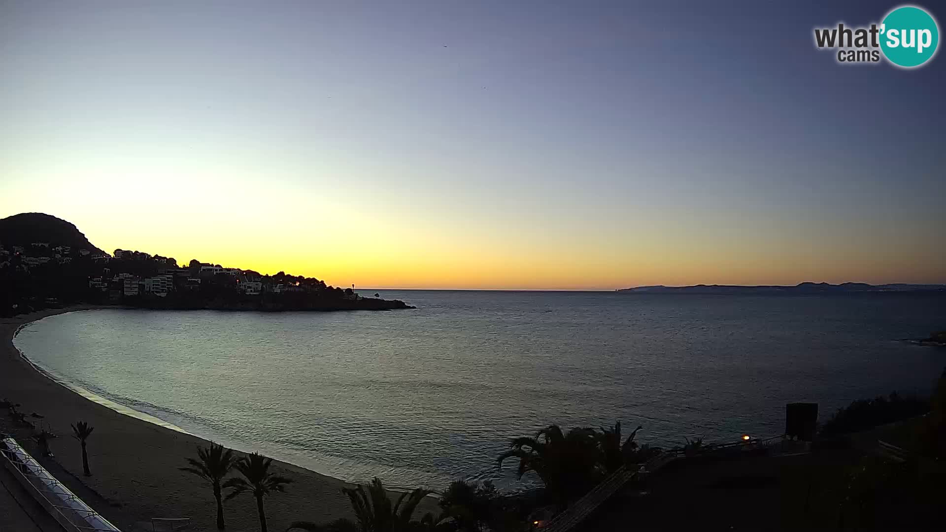 Platja de l’Almadrava Spiaggia Live Webcam Roses – Costa Brava – Spagna