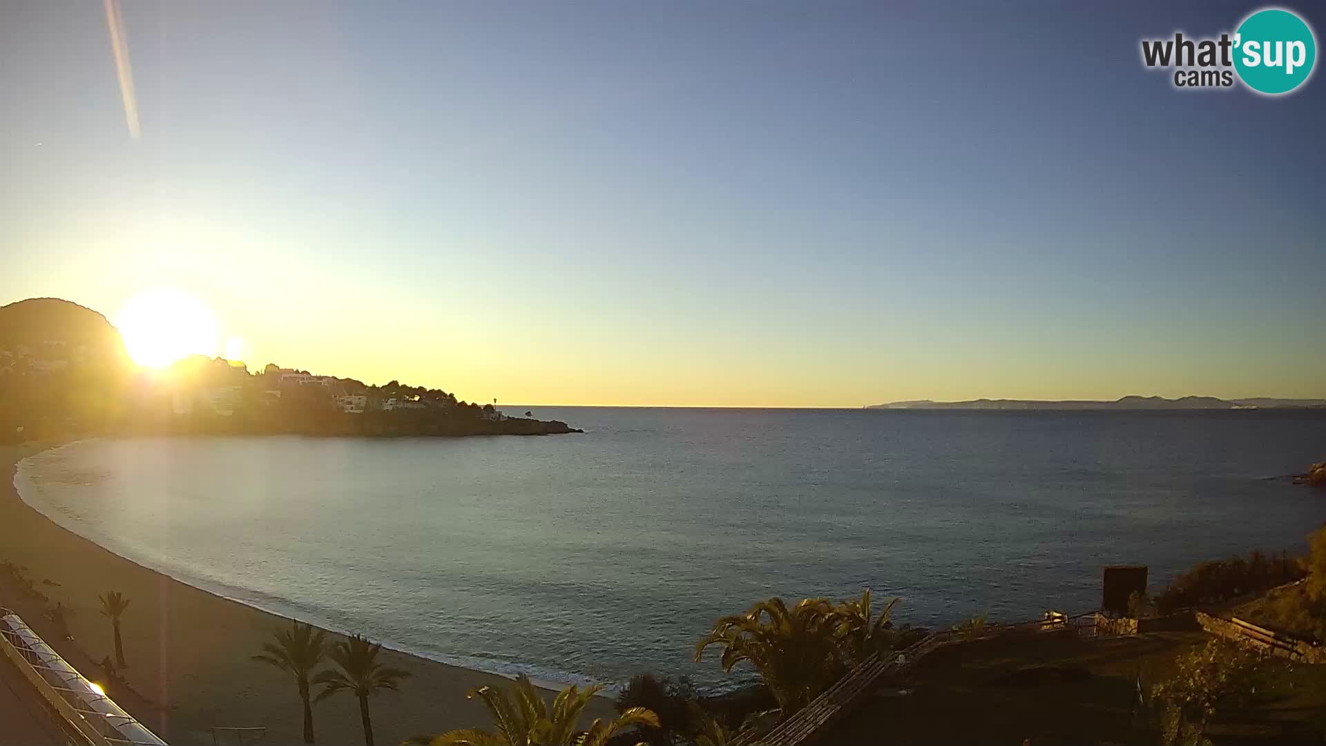 Playa de l’Almadrava camera en vivo Roses – Costa Brava – Espana