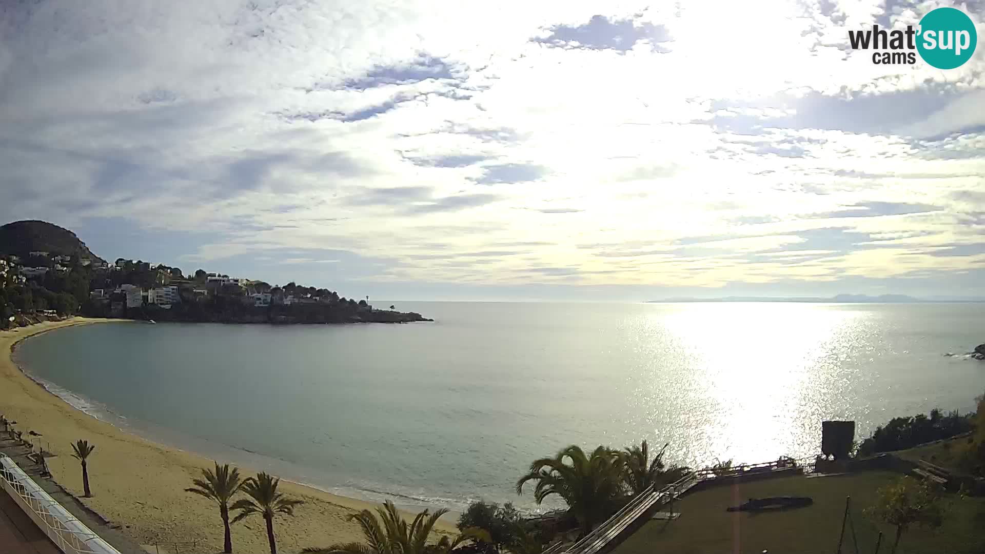 Playa de l’Almadrava camera en vivo Roses – Costa Brava – Espana