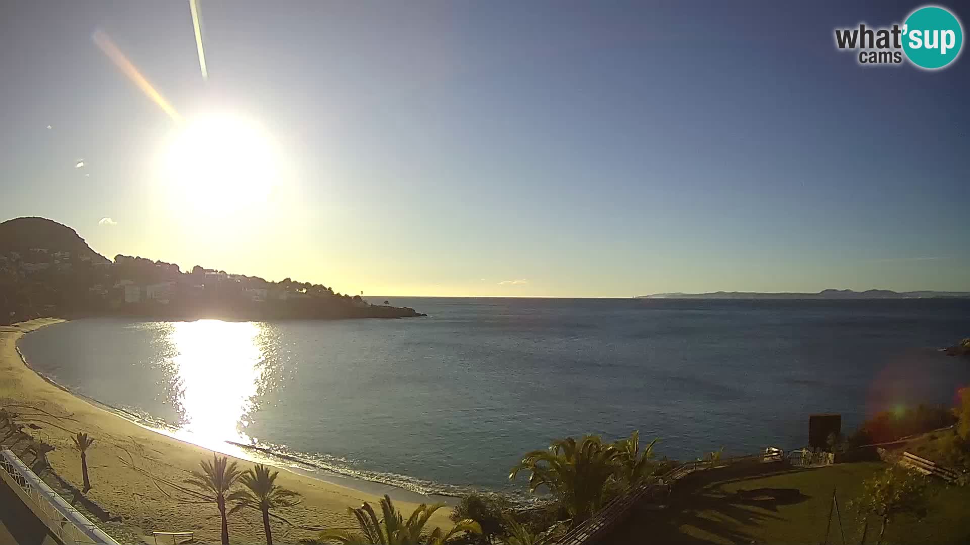 Plaža de l’Almadrava Spletna kamera Roses – Costa Brava – Španija