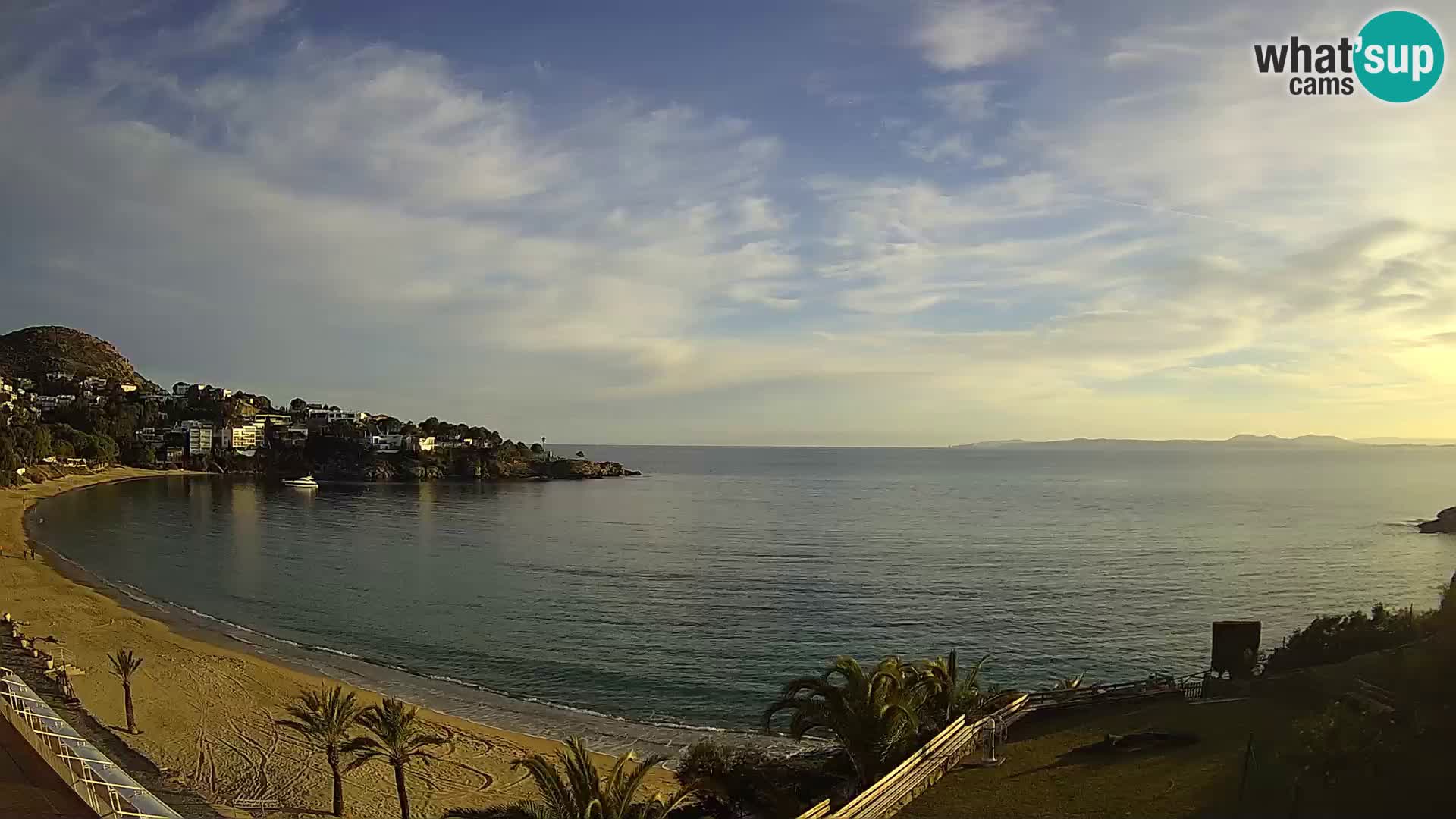 Plage de l’Almadrava Livecam Roses – Costa Brava – Espagne