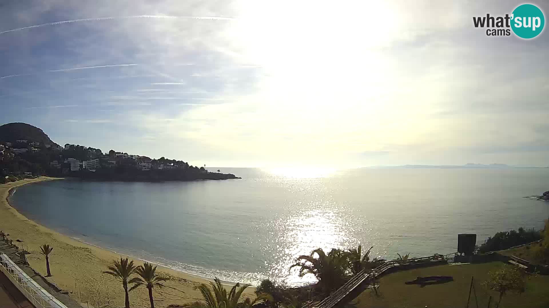 Platja de l’Almadrava beach Live Webcam Roses – Costa Brava – Spain