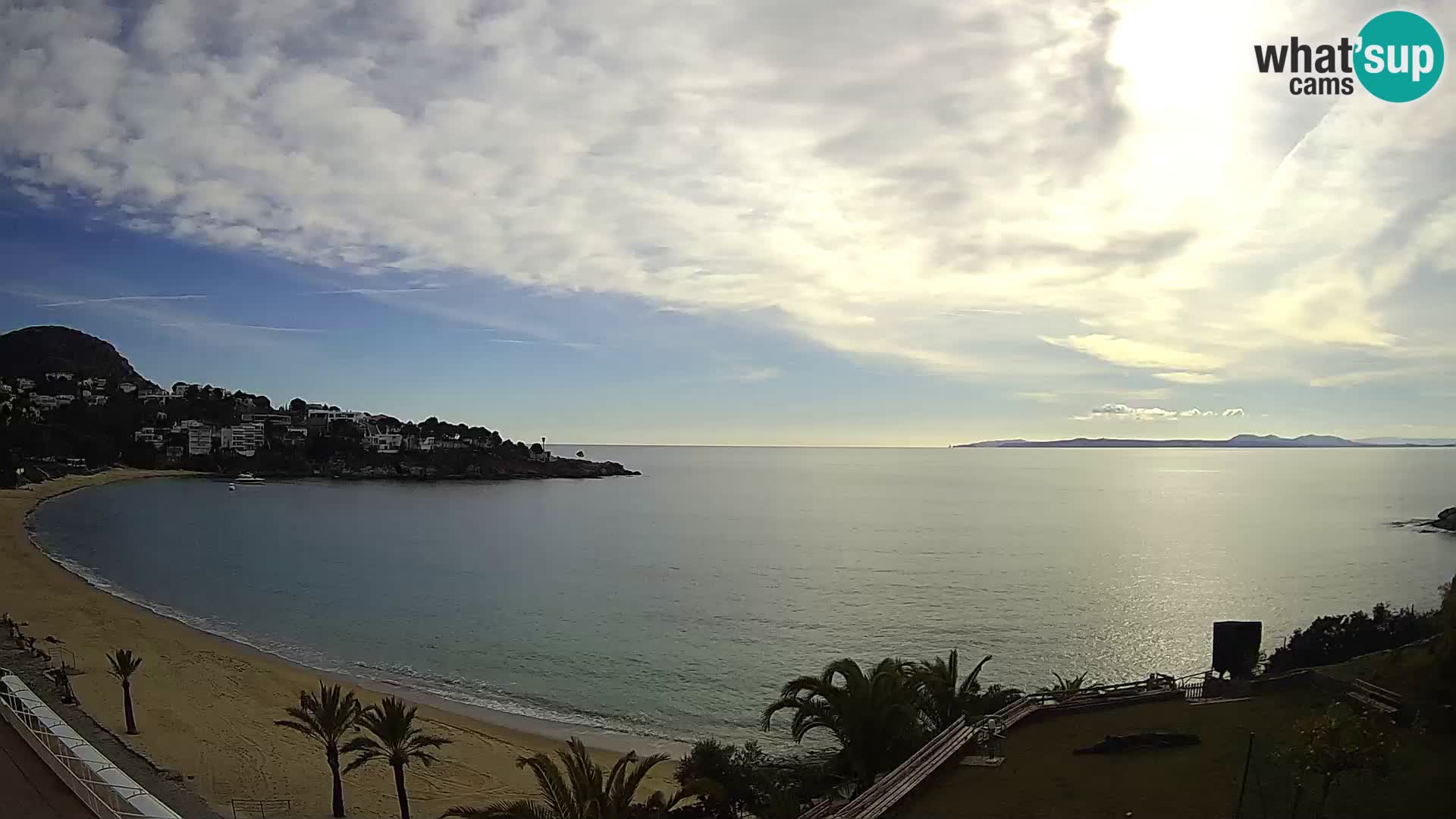 Playa de l’Almadrava camera en vivo Roses – Costa Brava – Espana