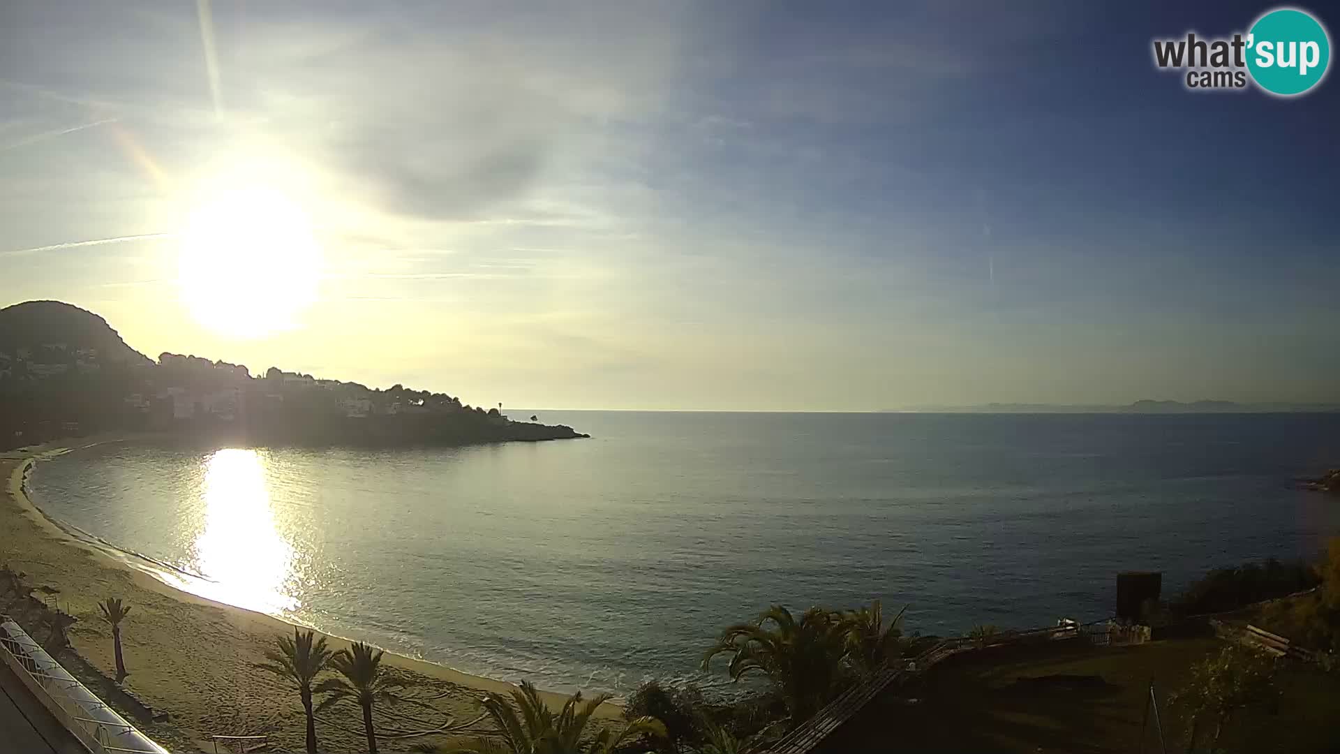 Playa de l’Almadrava camera en vivo Roses – Costa Brava – Espana