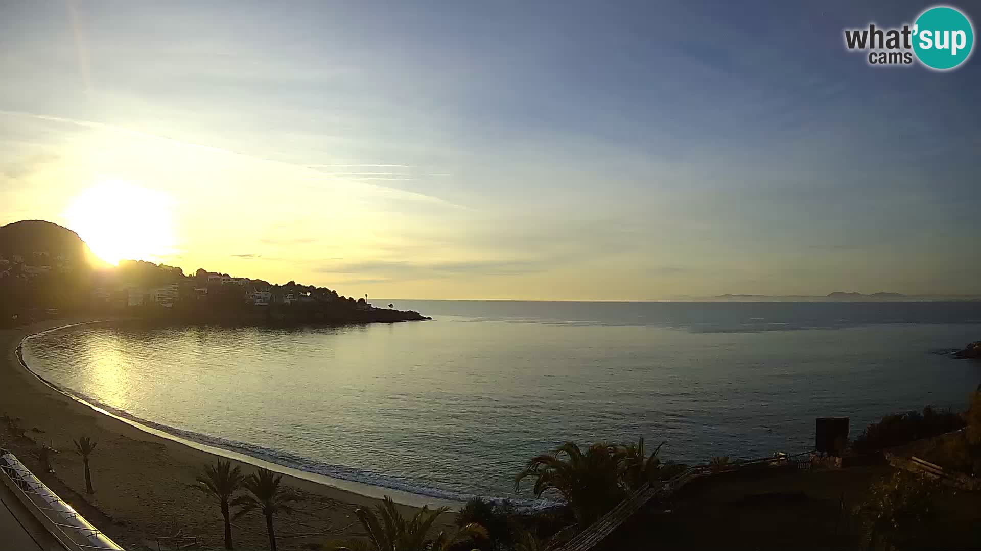 Plage de l’Almadrava Livecam Roses – Costa Brava – Espagne