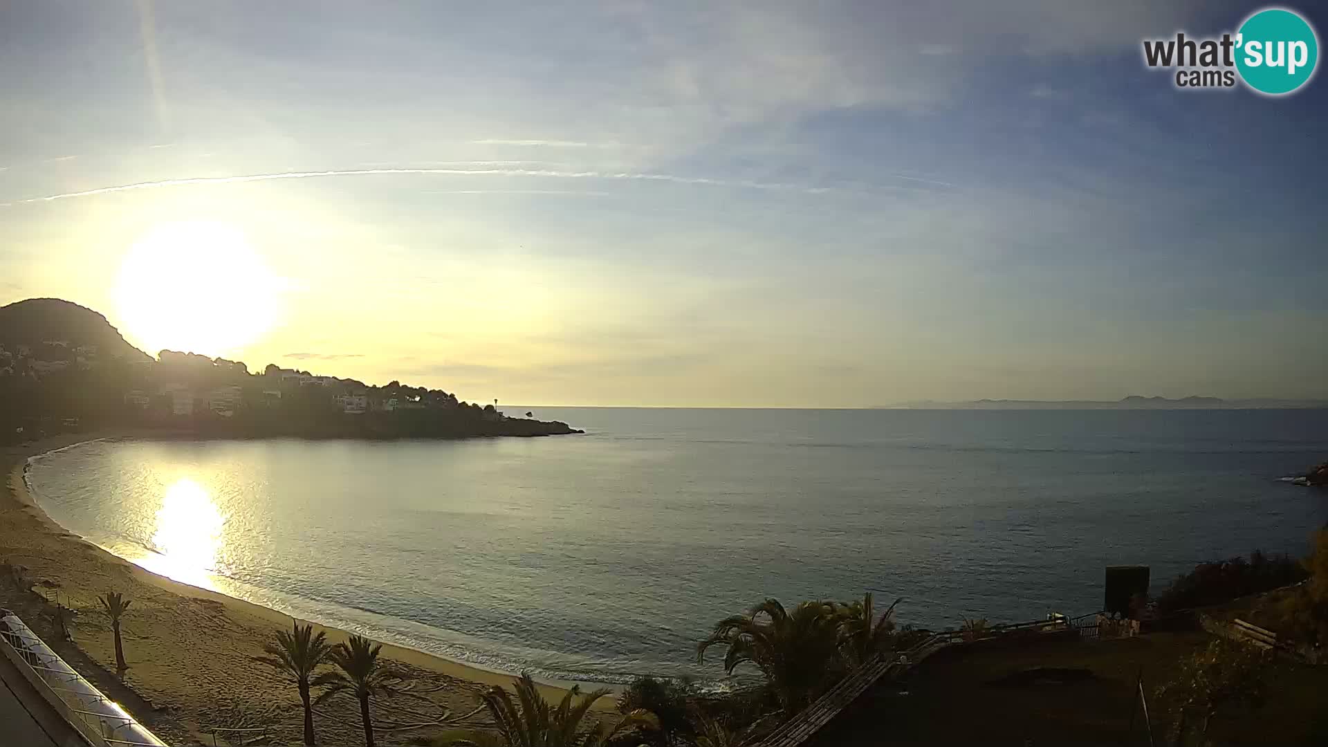 Playa de l’Almadrava camera en vivo Roses – Costa Brava – Espana