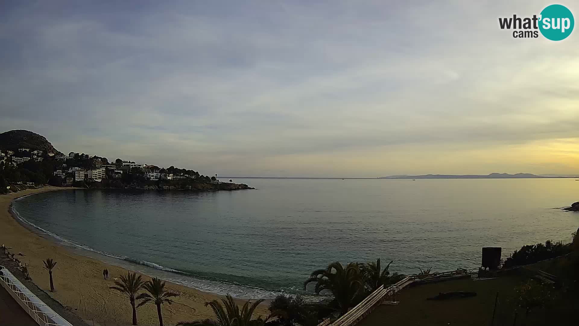 Plaža de l’Almadrava Spletna kamera Roses – Costa Brava – Španija