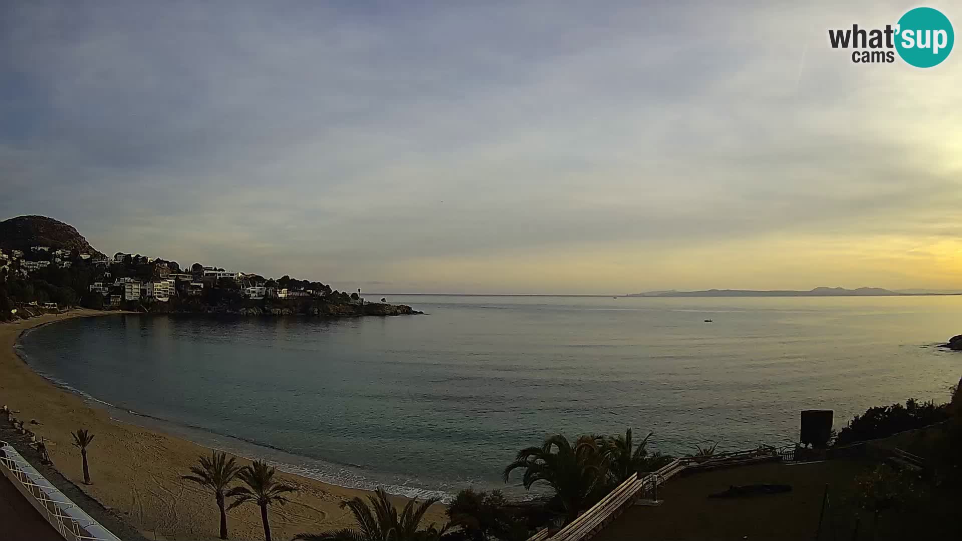 Plaža de l’Almadrava Spletna kamera Roses – Costa Brava – Španija