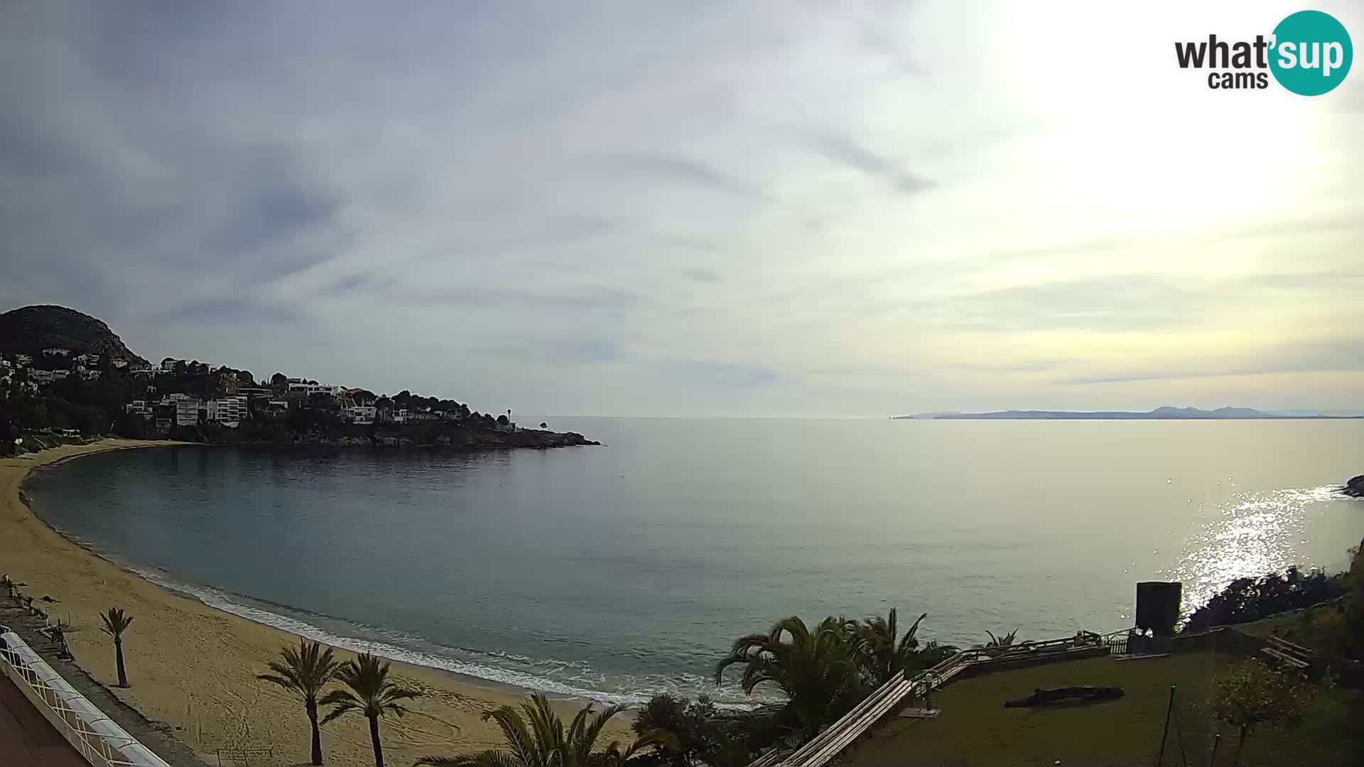 Platja de l’Almadrava Strand Webcam Roses – Costa Brava – Spanien