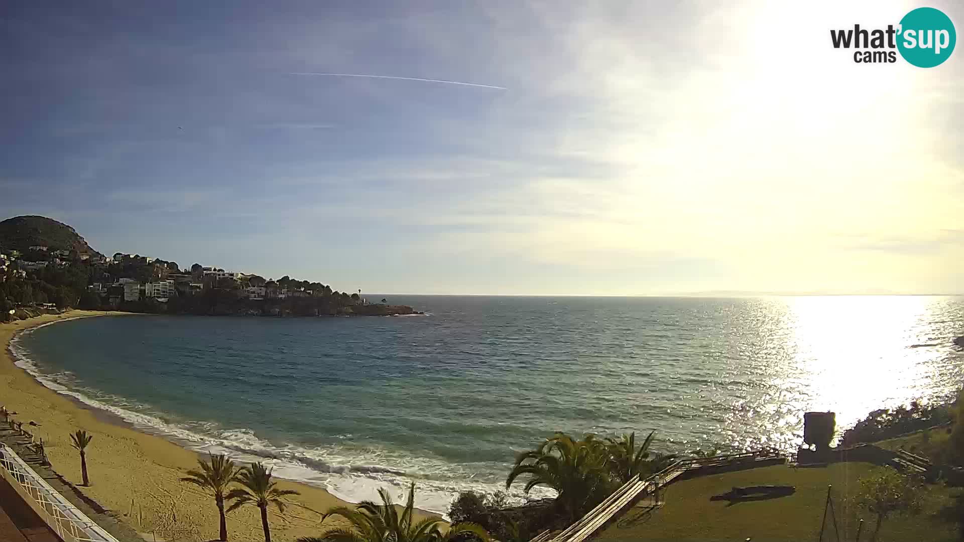 Playa de l’Almadrava camera en vivo Roses – Costa Brava – Espana