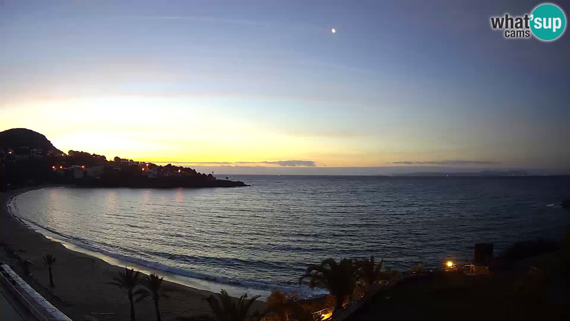 Plaža de l’Almadrava Spletna kamera Roses – Costa Brava – Španija