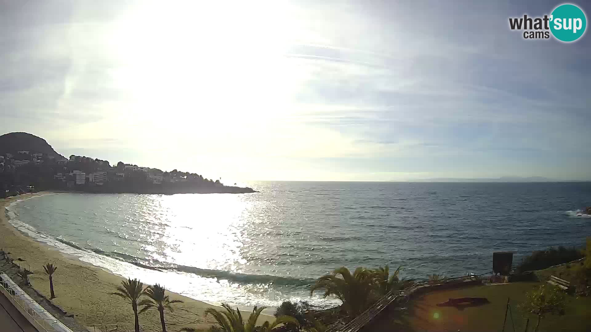 Plaža de l’Almadrava Spletna kamera Roses – Costa Brava – Španija