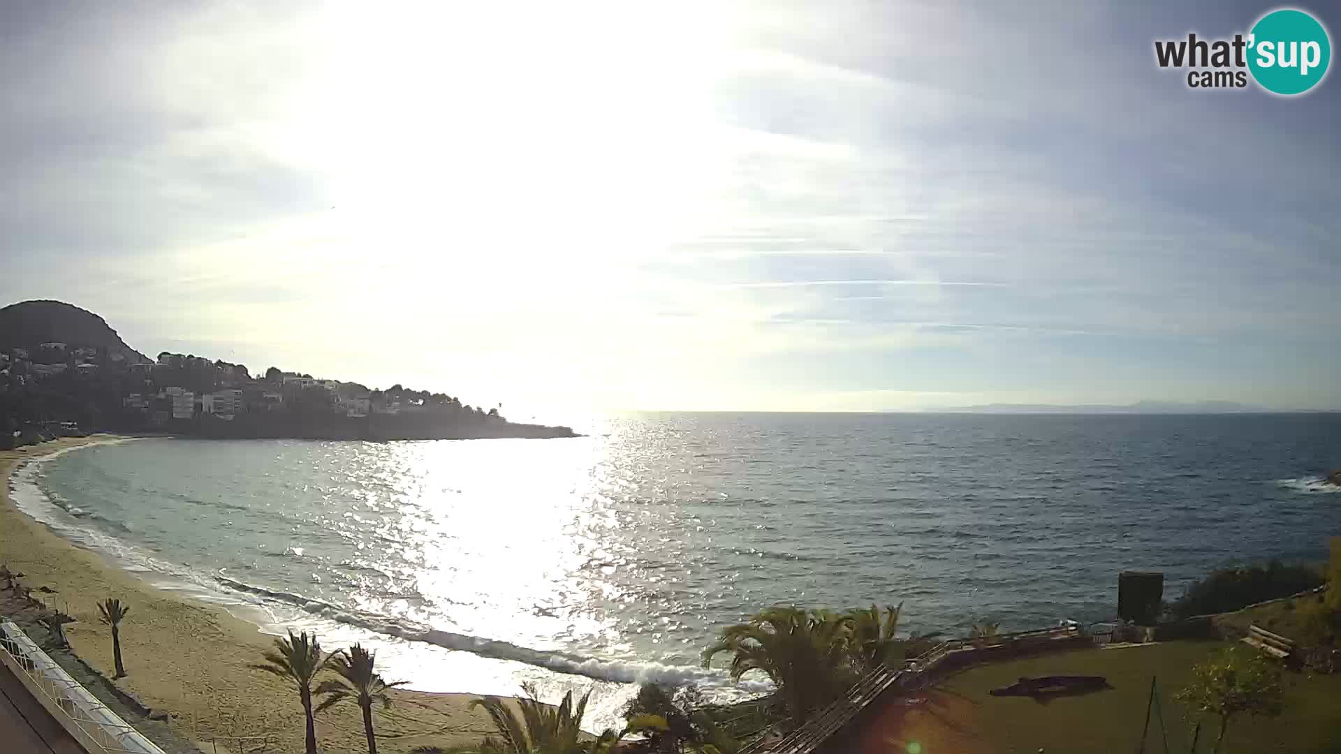 Plaža de l’Almadrava Spletna kamera Roses – Costa Brava – Španija