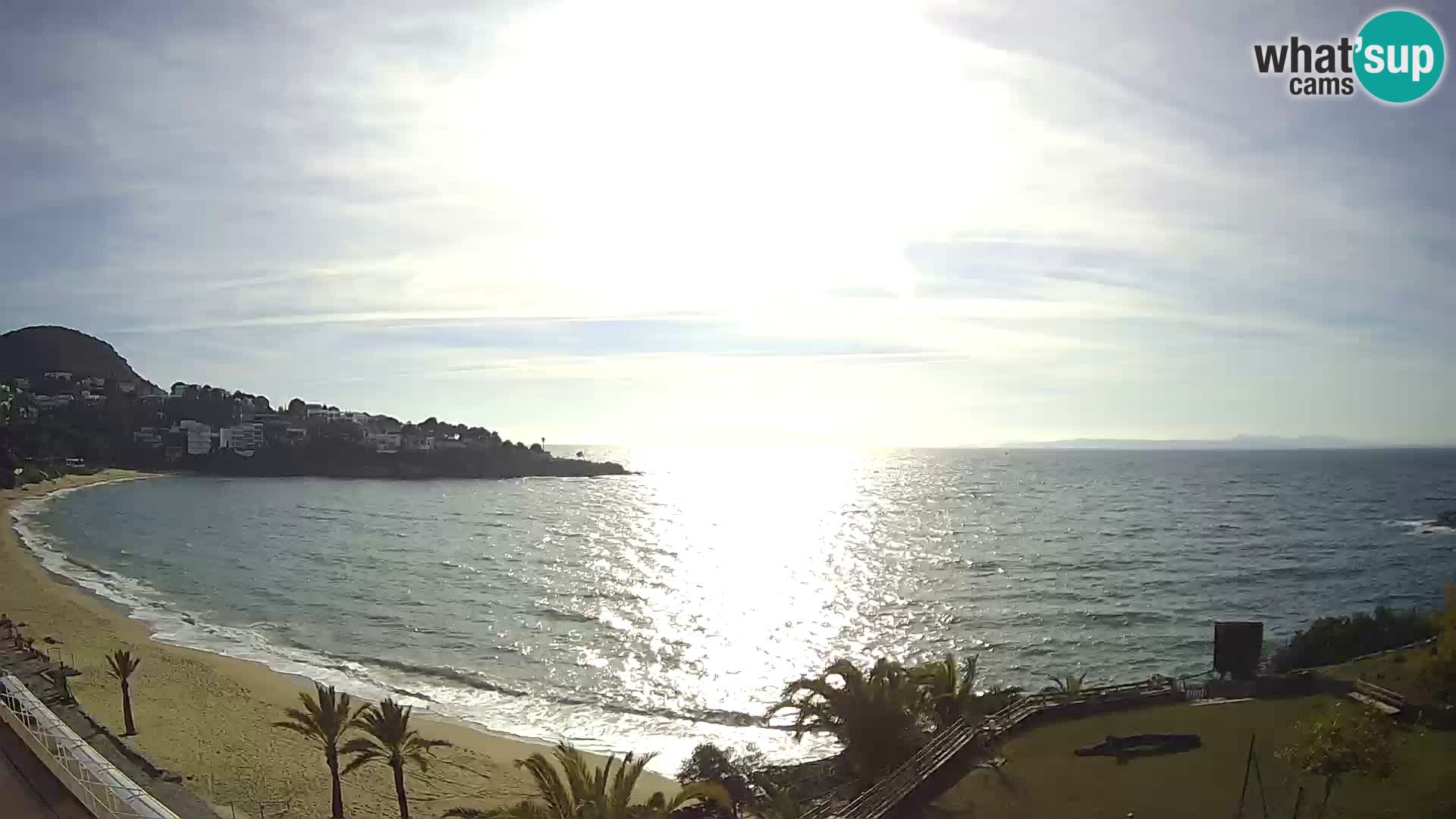 Plaža de l’Almadrava Spletna kamera Roses – Costa Brava – Španija