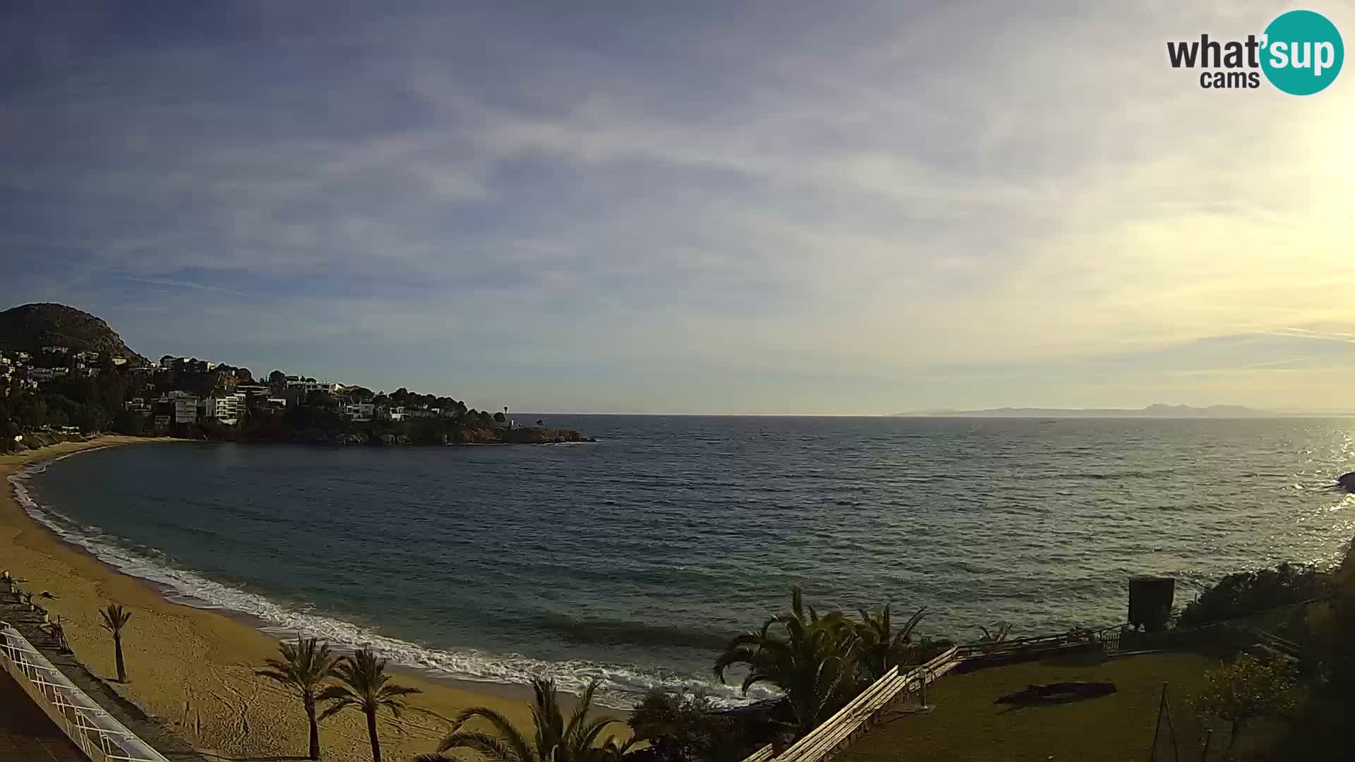 Plaža de l’Almadrava Spletna kamera Roses – Costa Brava – Španija