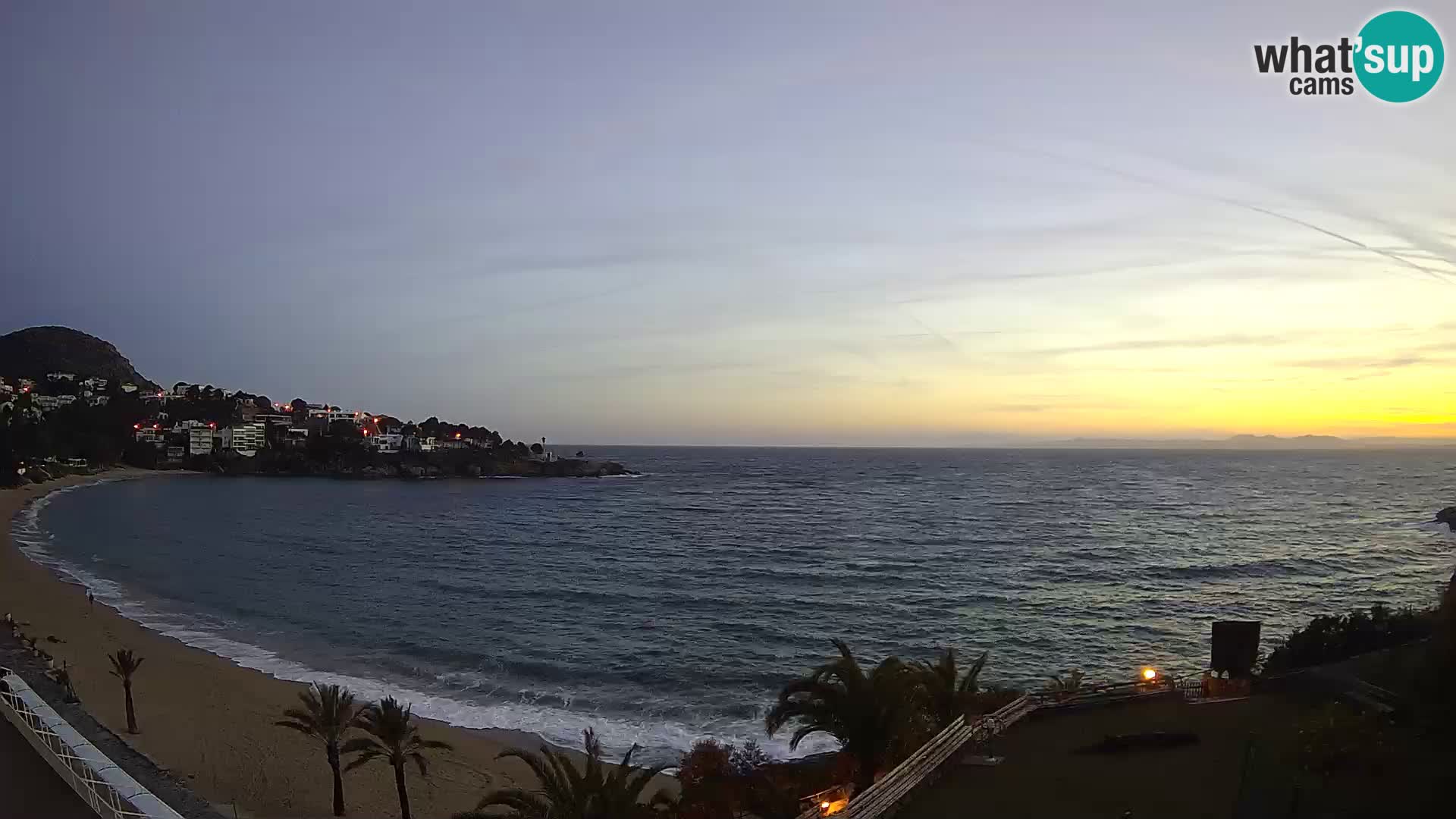 Plaža de l’Almadrava Spletna kamera Roses – Costa Brava – Španija