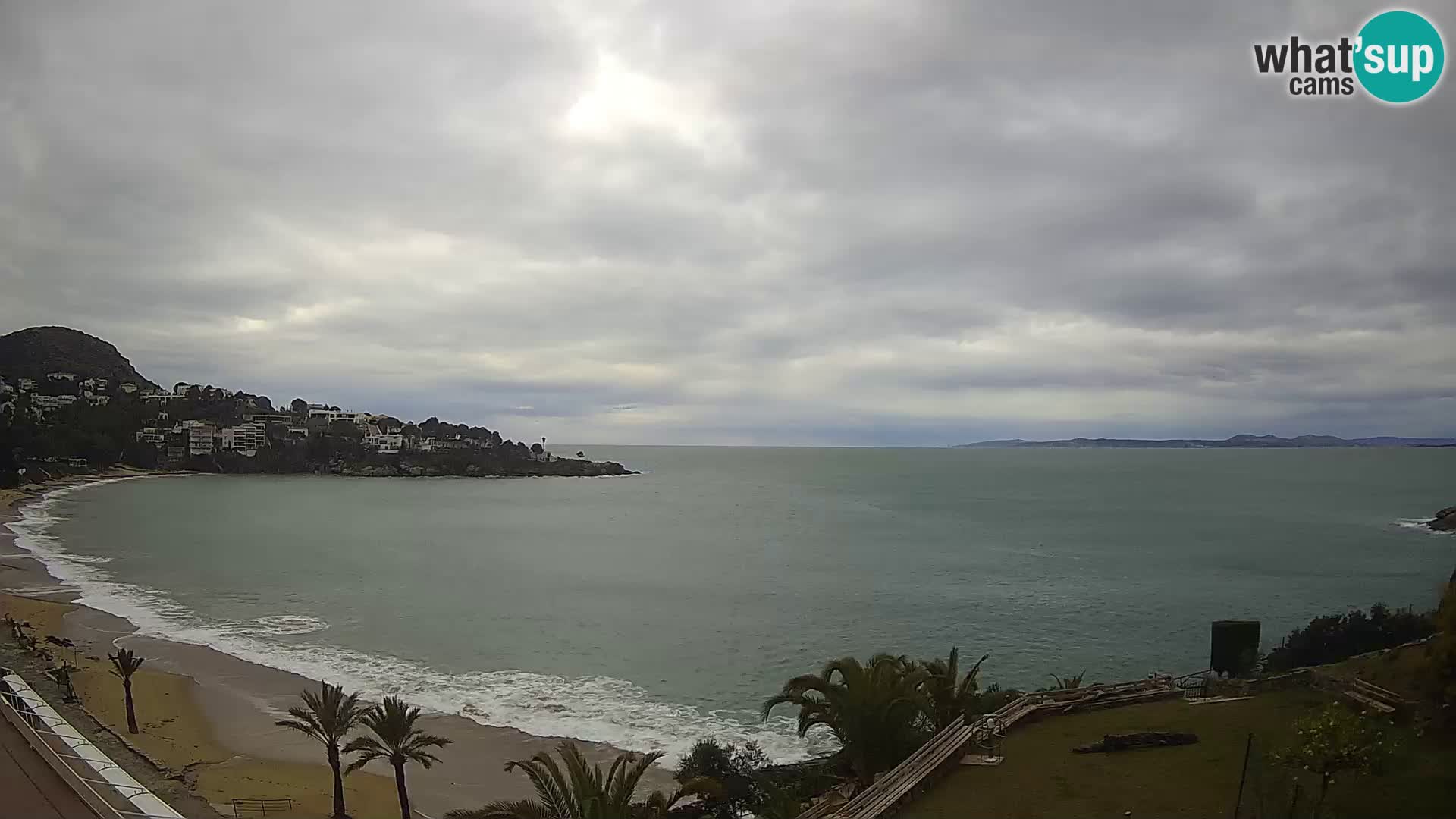 Plaža de l’Almadrava Spletna kamera Roses – Costa Brava – Španija