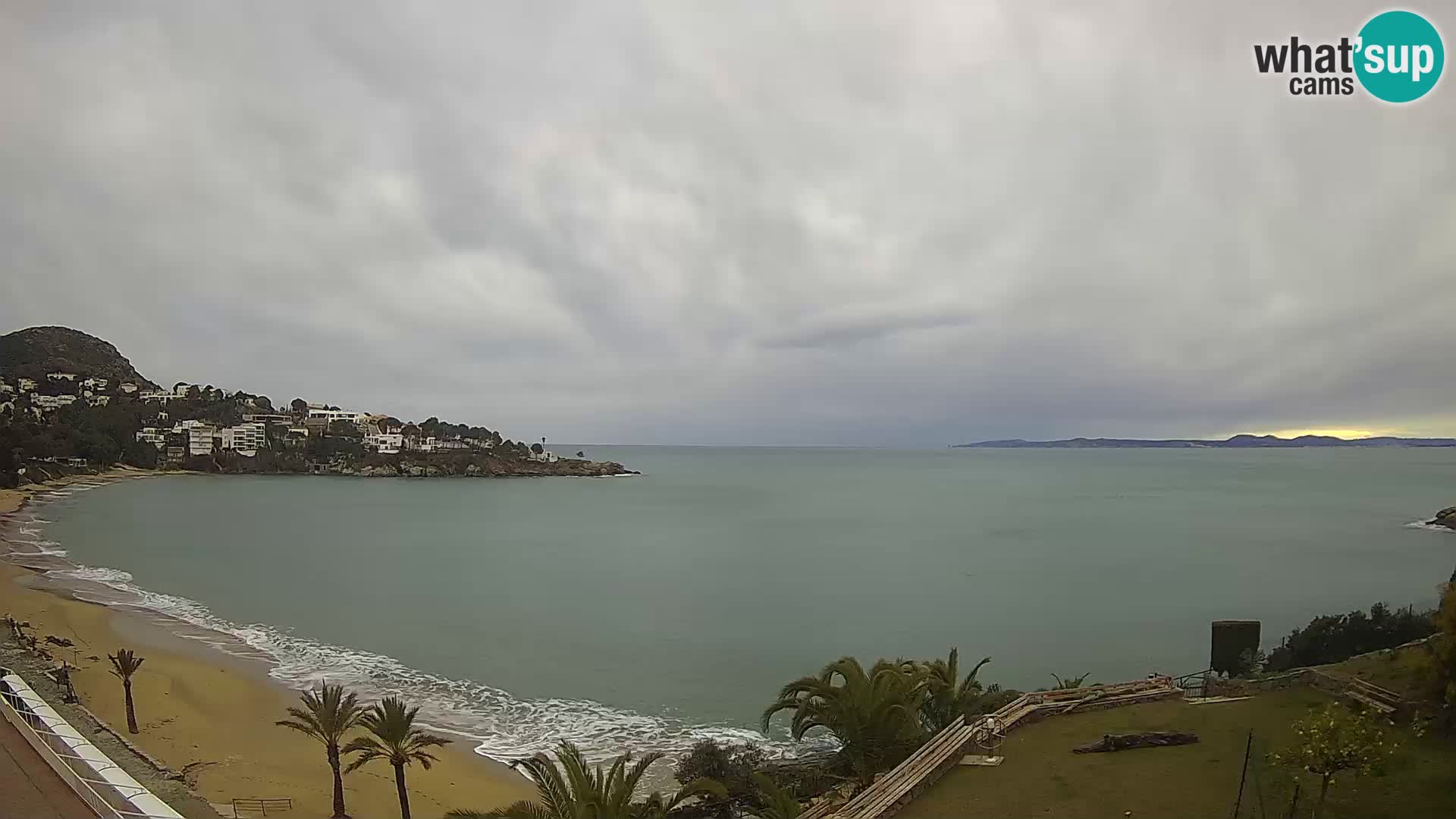 Platja de l’Almadrava Strand Webcam Roses – Costa Brava – Spanien