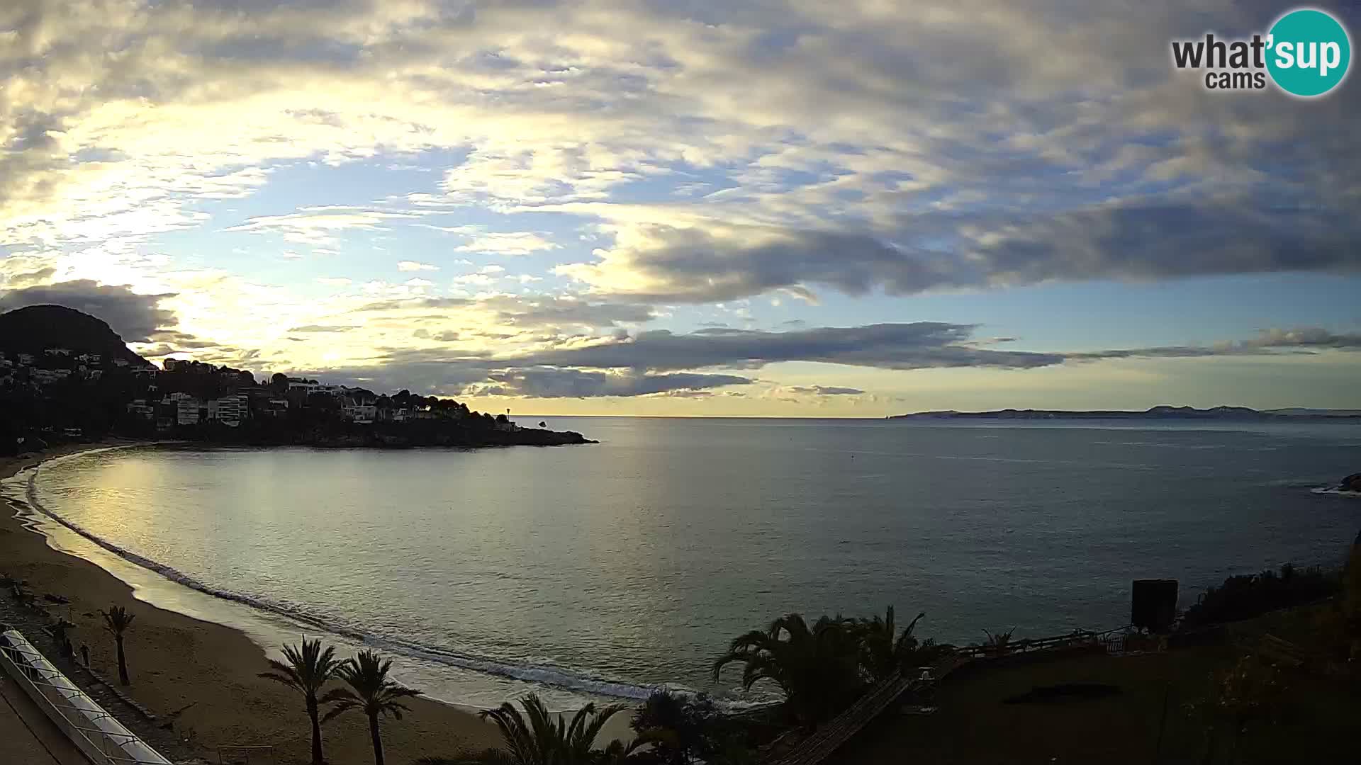 Platja de l’Almadrava Strand Webcam Roses – Costa Brava – Spanien