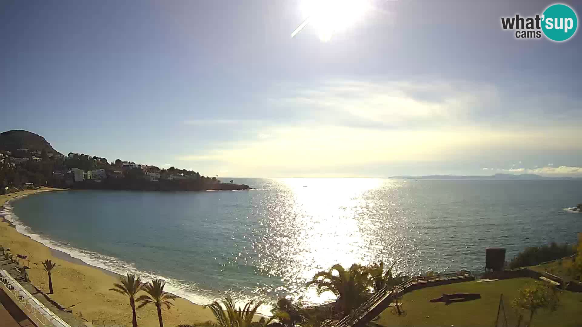 Platja de l’Almadrava Strand Webcam Roses – Costa Brava – Spanien