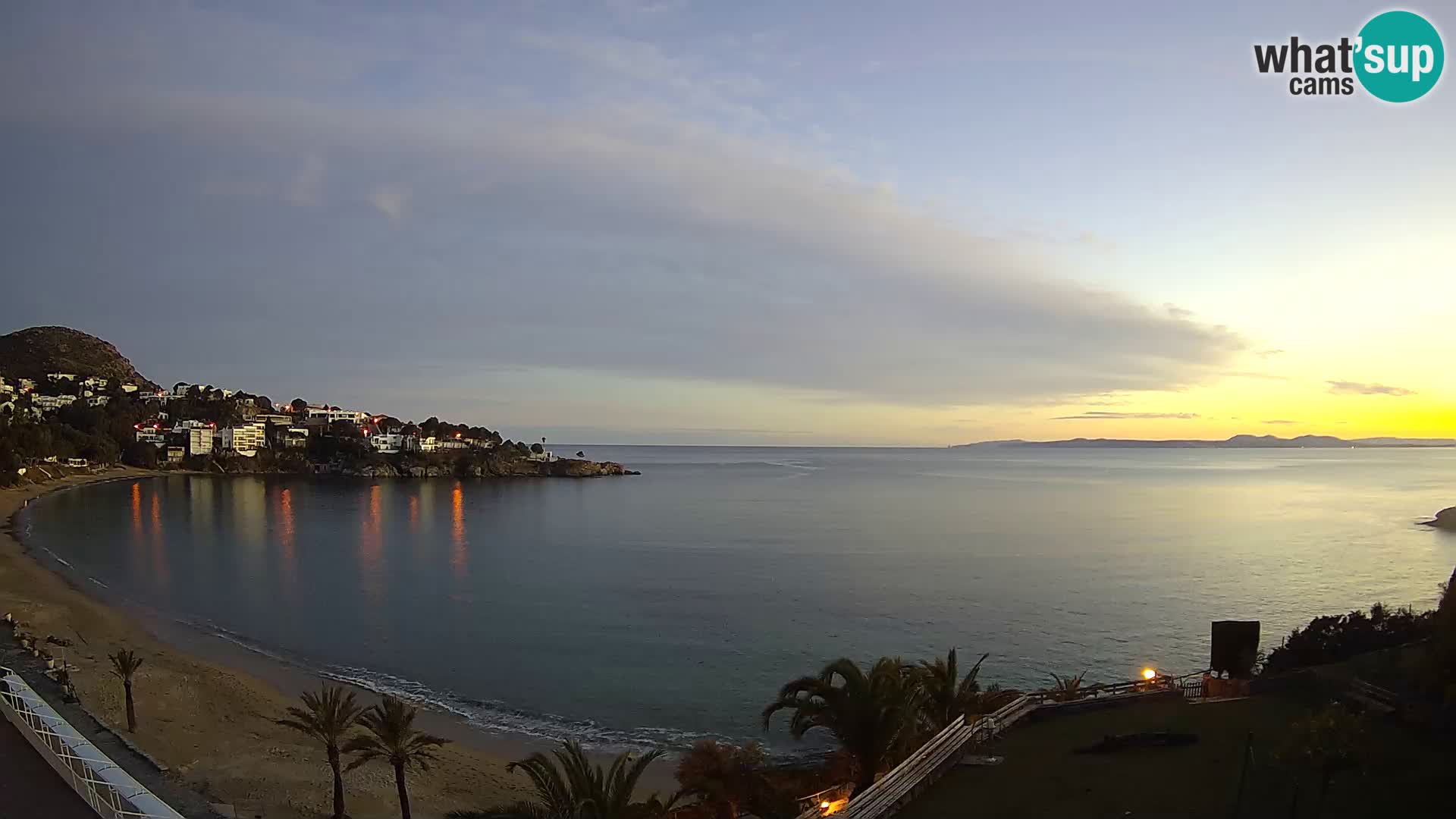 Plage de l’Almadrava Livecam Roses – Costa Brava – Espagne
