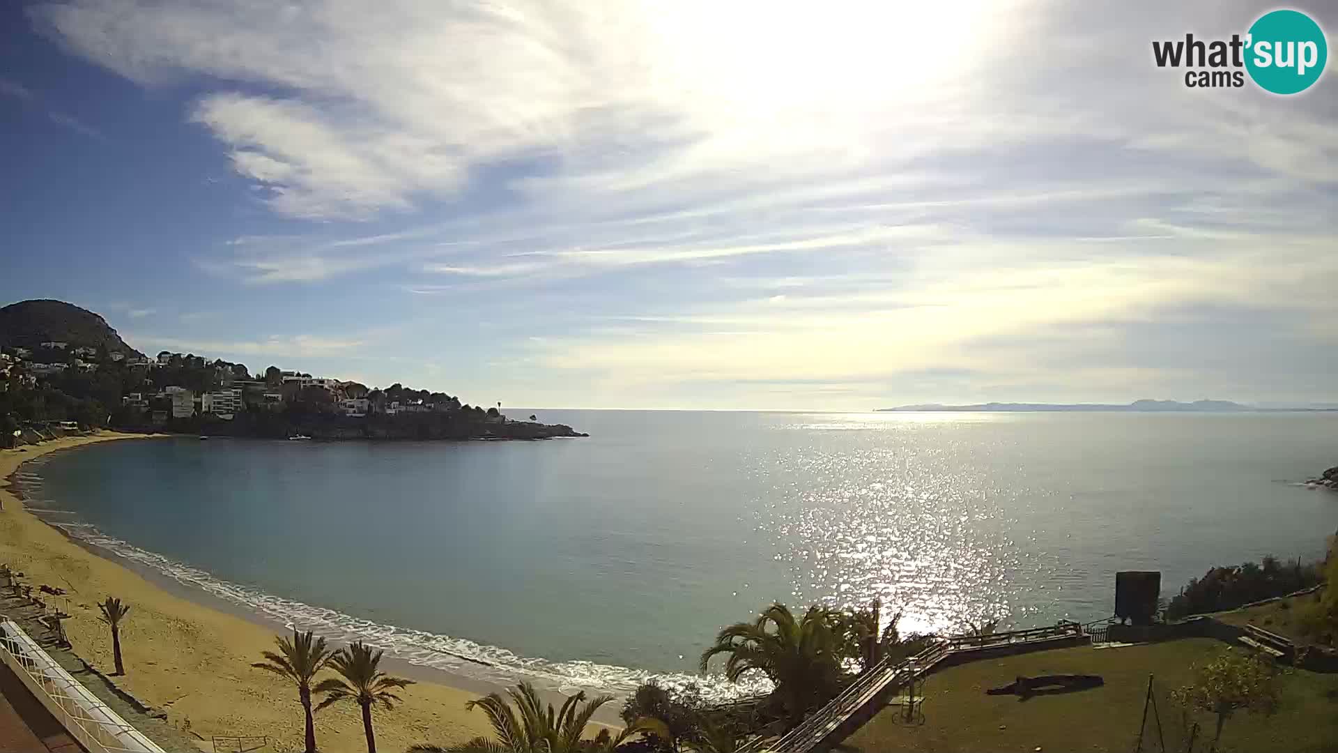 Plage de l’Almadrava Livecam Roses – Costa Brava – Espagne