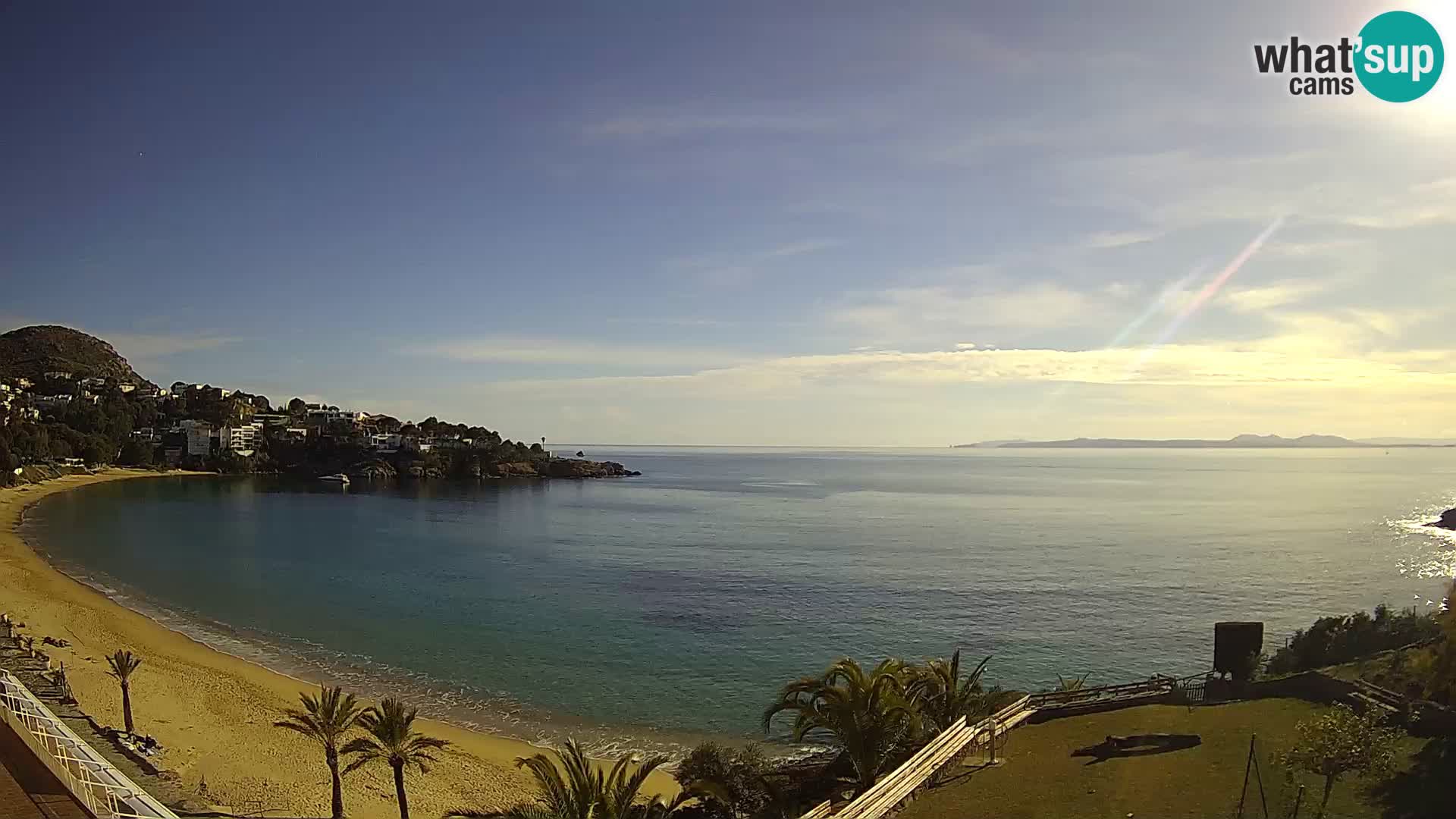 Plage de l’Almadrava Livecam Roses – Costa Brava – Espagne