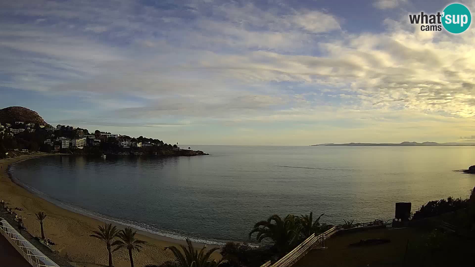 Platja de l’Almadrava Strand Webcam Roses – Costa Brava – Spanien