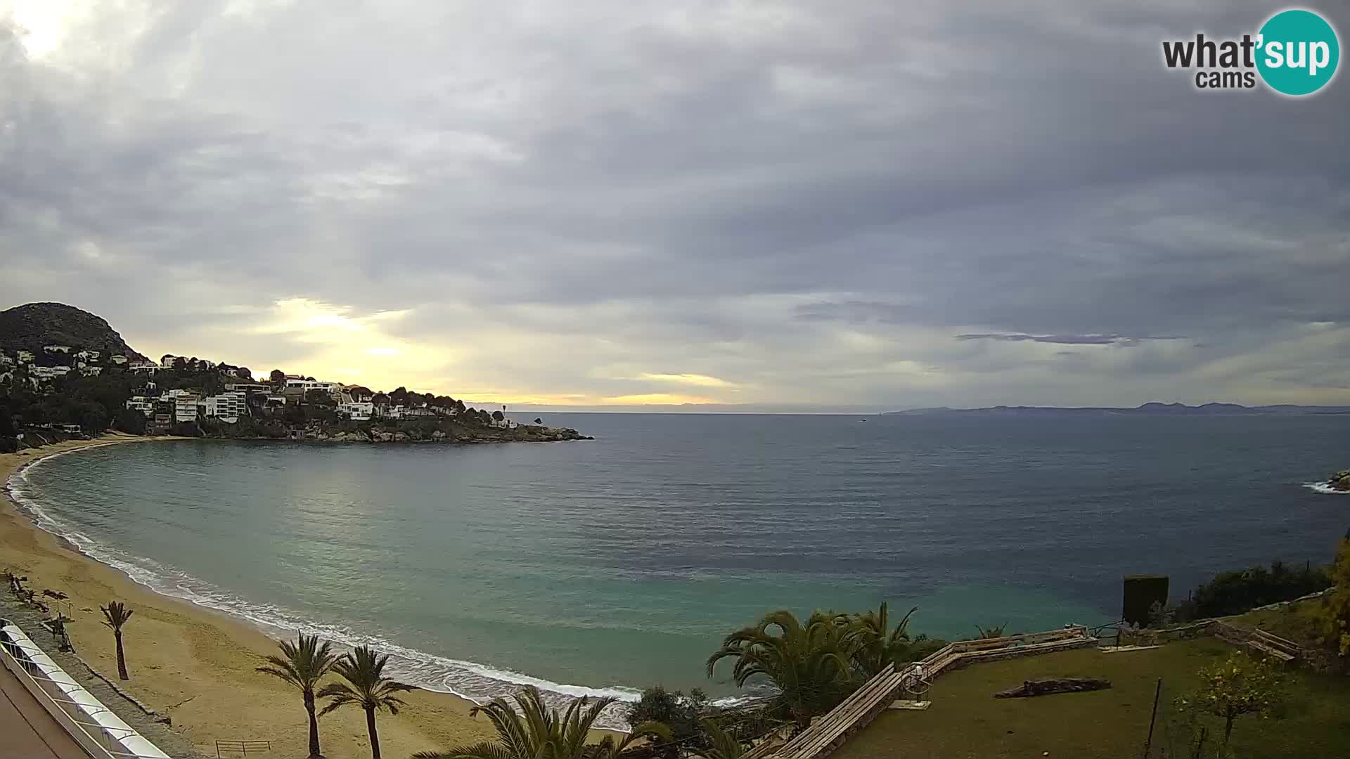 Plaža de l’Almadrava Spletna kamera Roses – Costa Brava – Španija