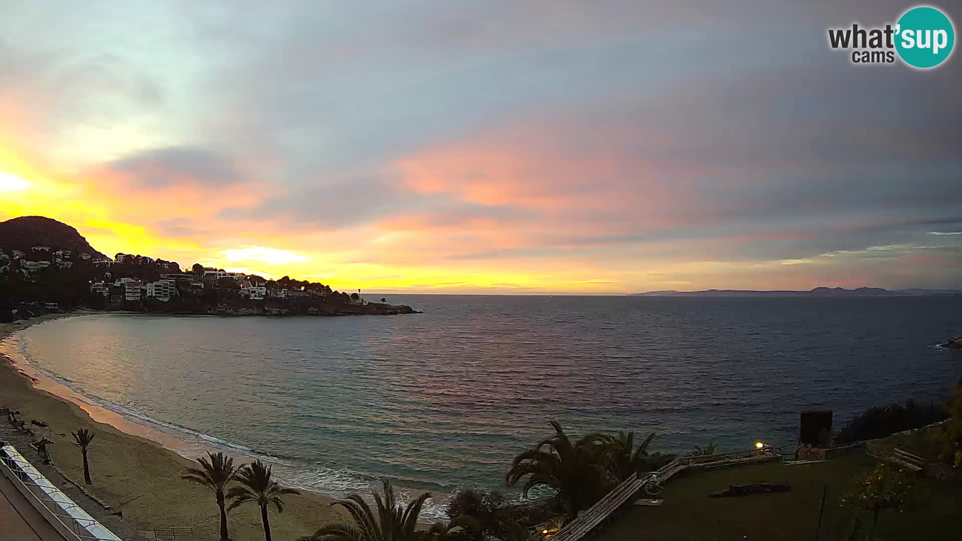 Playa de l’Almadrava camera en vivo Roses – Costa Brava – Espana