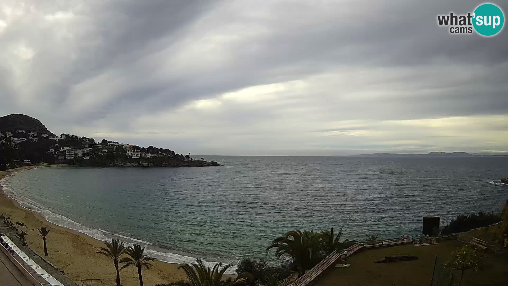 Plaža de l’Almadrava Spletna kamera Roses – Costa Brava – Španija