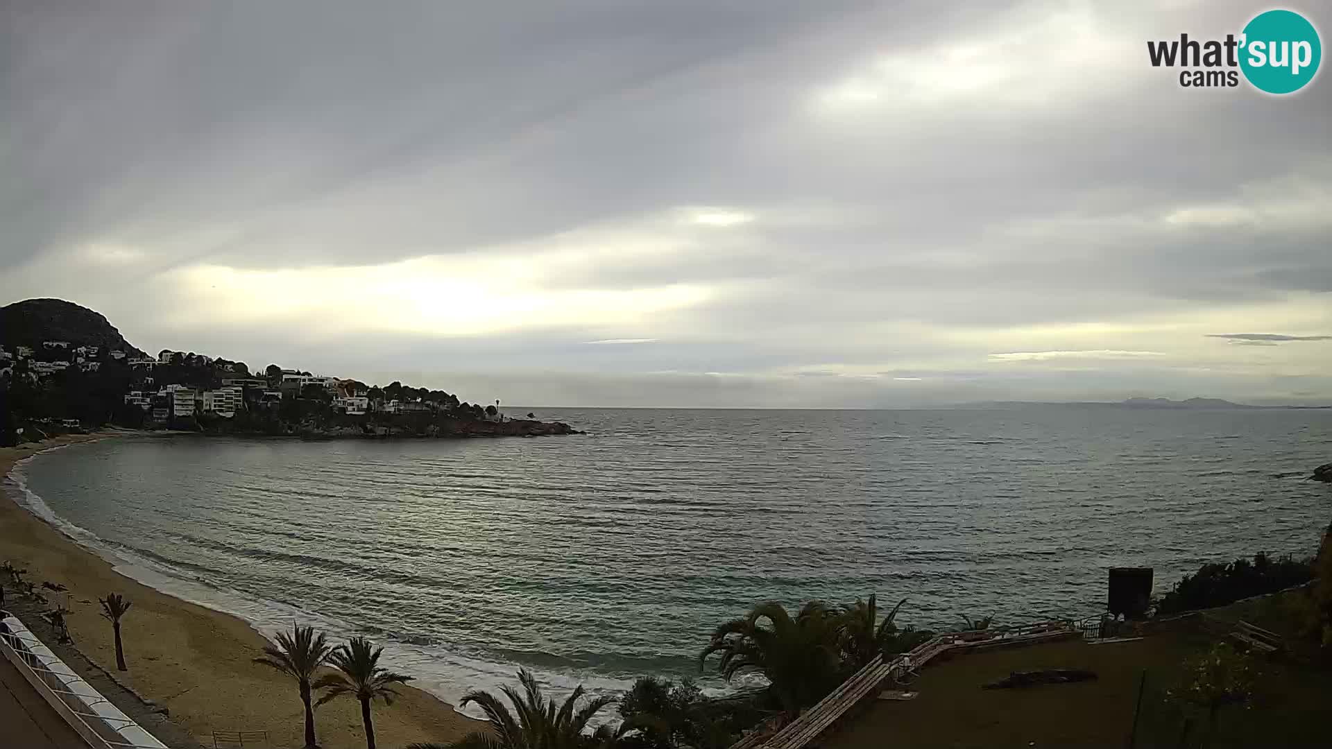 Platja de l’Almadrava Strand Webcam Roses – Costa Brava – Spanien