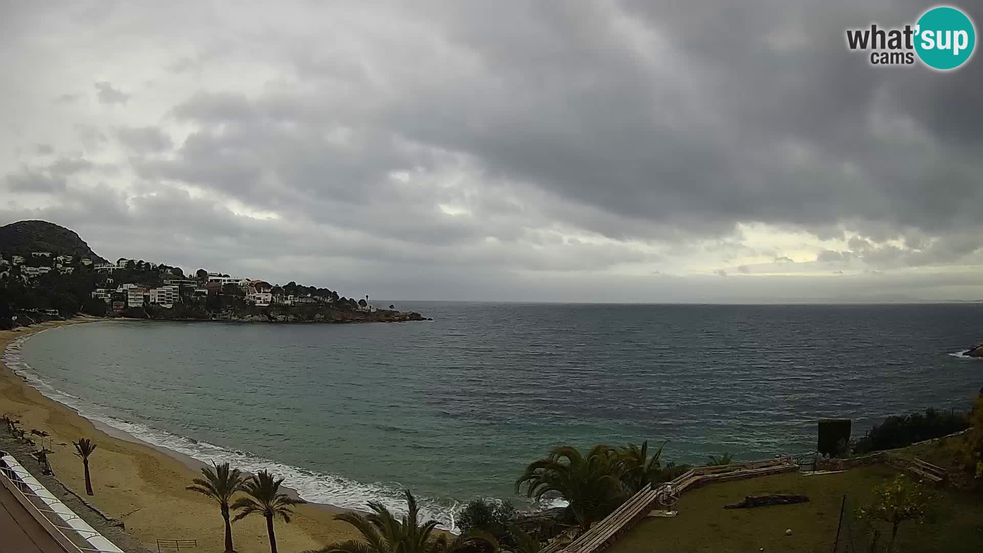 Playa de l’Almadrava camera en vivo Roses – Costa Brava – Espana