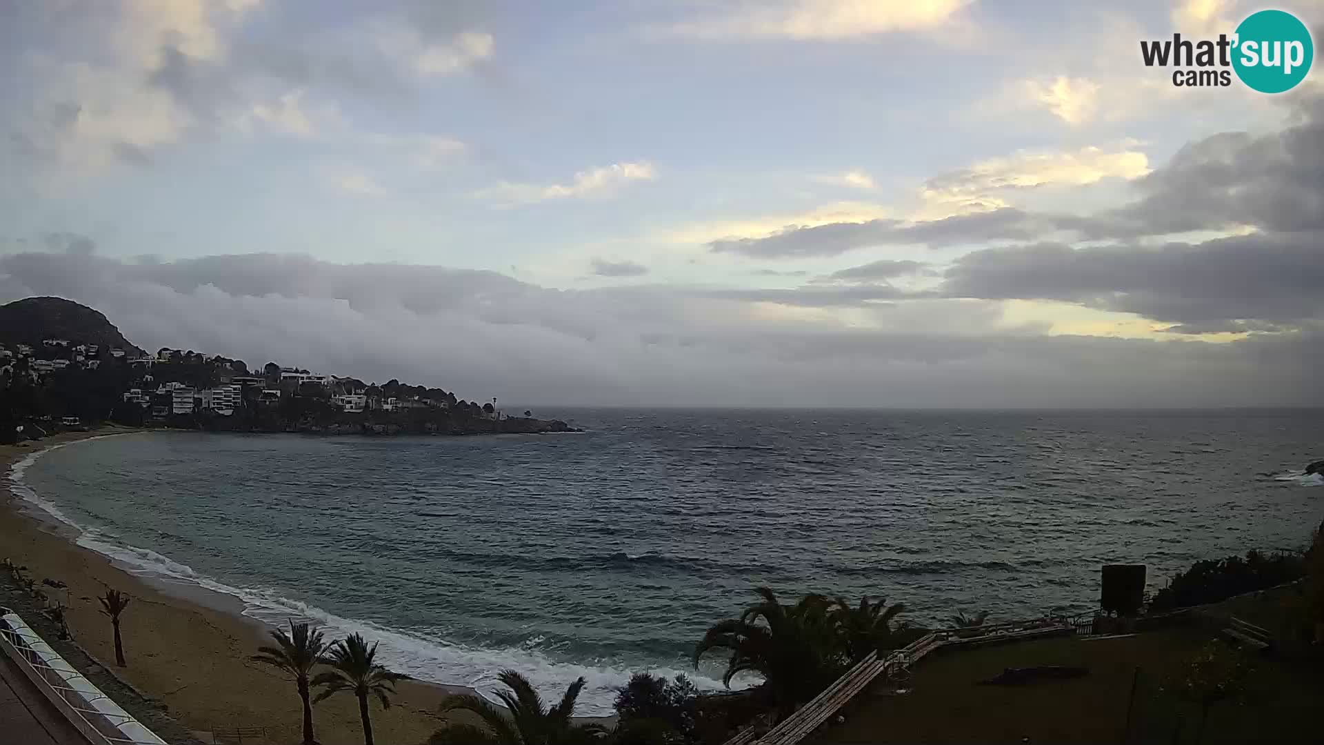 Platja de l’Almadrava Strand Webcam Roses – Costa Brava – Spanien