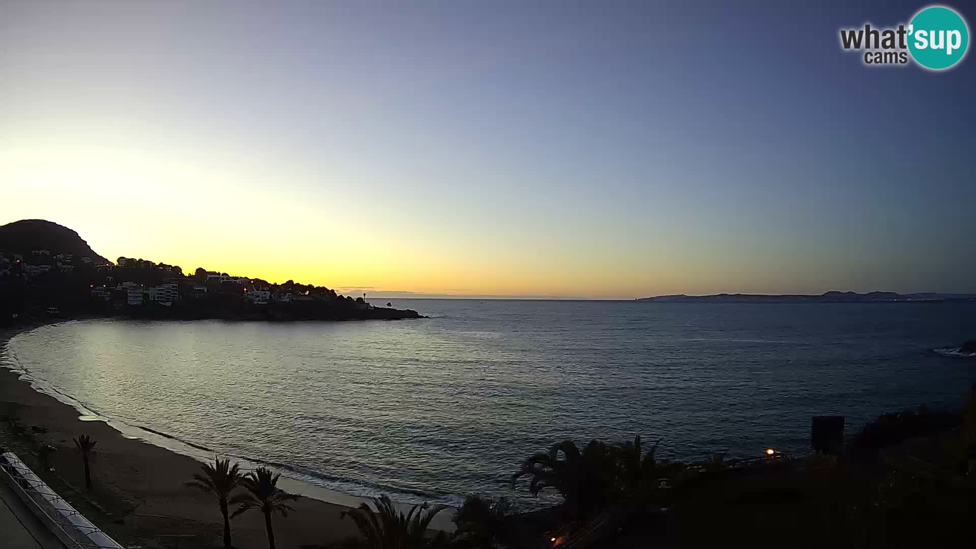 Plage de l’Almadrava Livecam Roses – Costa Brava – Espagne