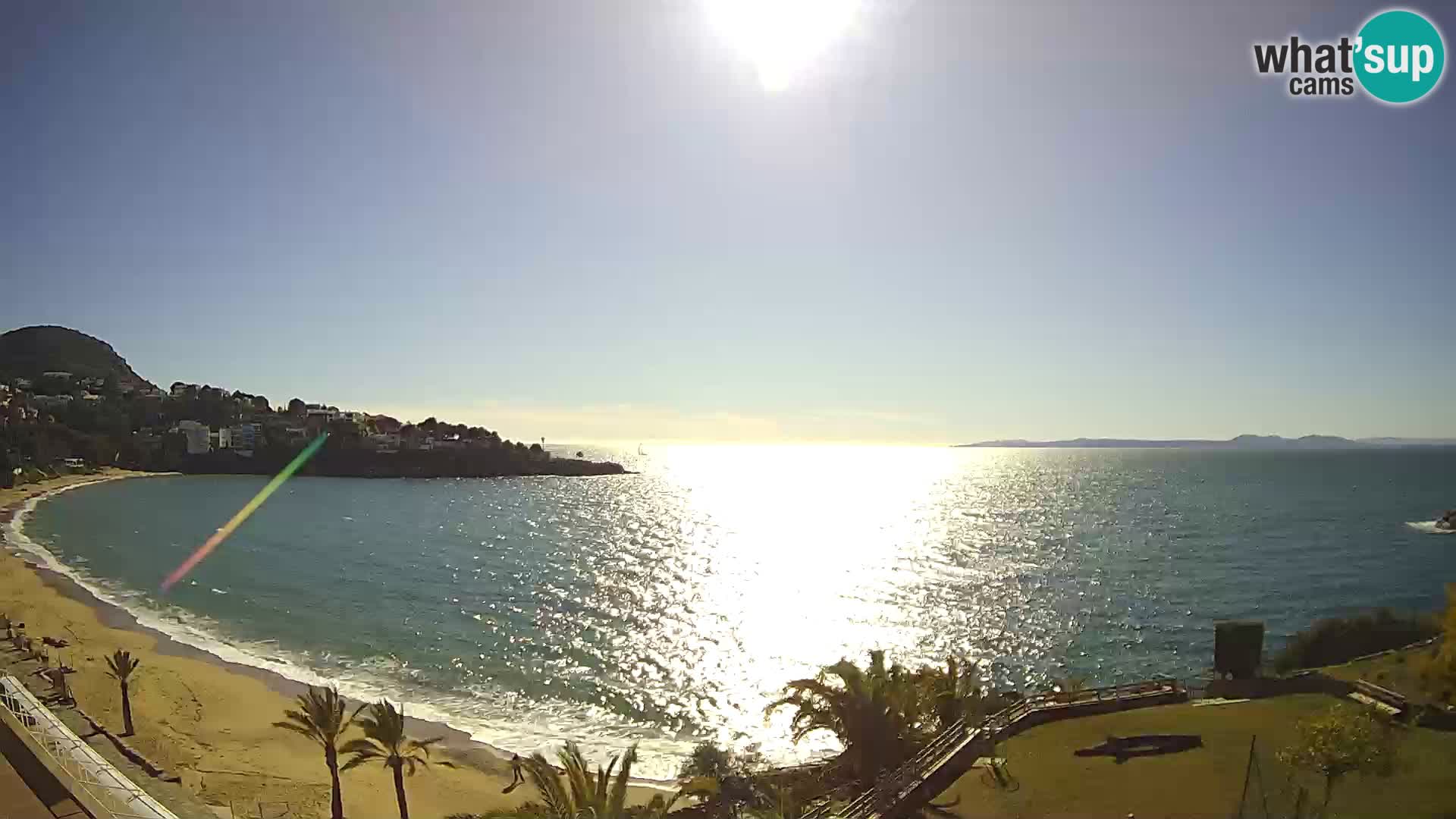 Playa de l’Almadrava camera en vivo Roses – Costa Brava – Espana