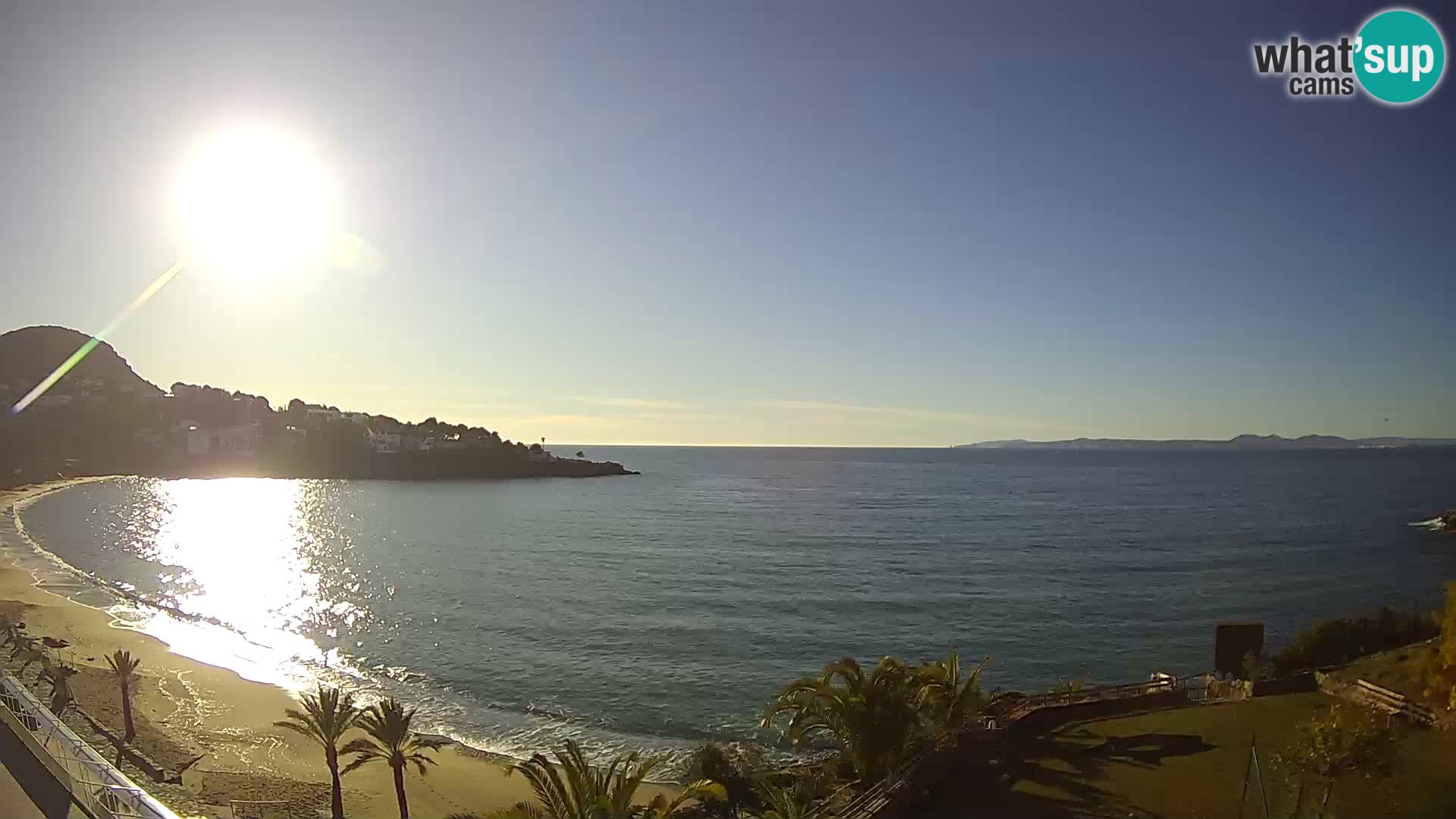 Plage de l’Almadrava Livecam Roses – Costa Brava – Espagne