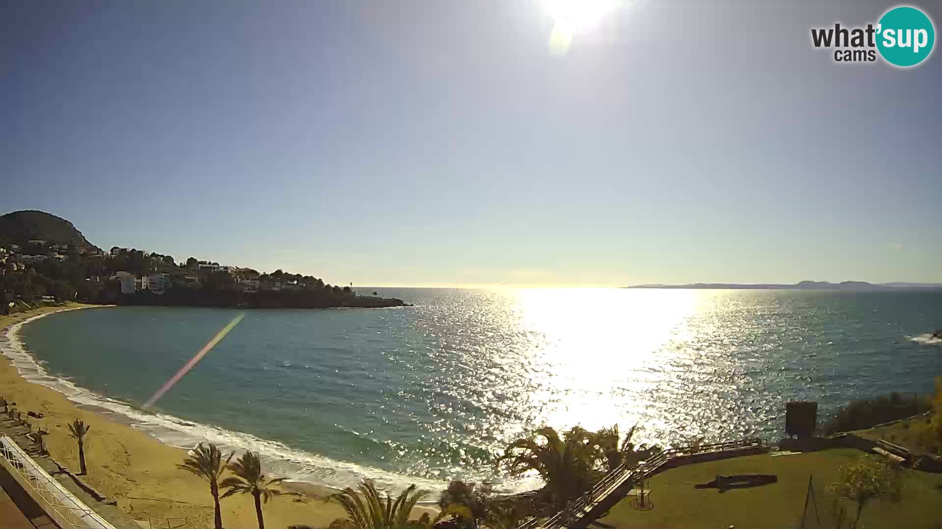Plage de l’Almadrava Livecam Roses – Costa Brava – Espagne