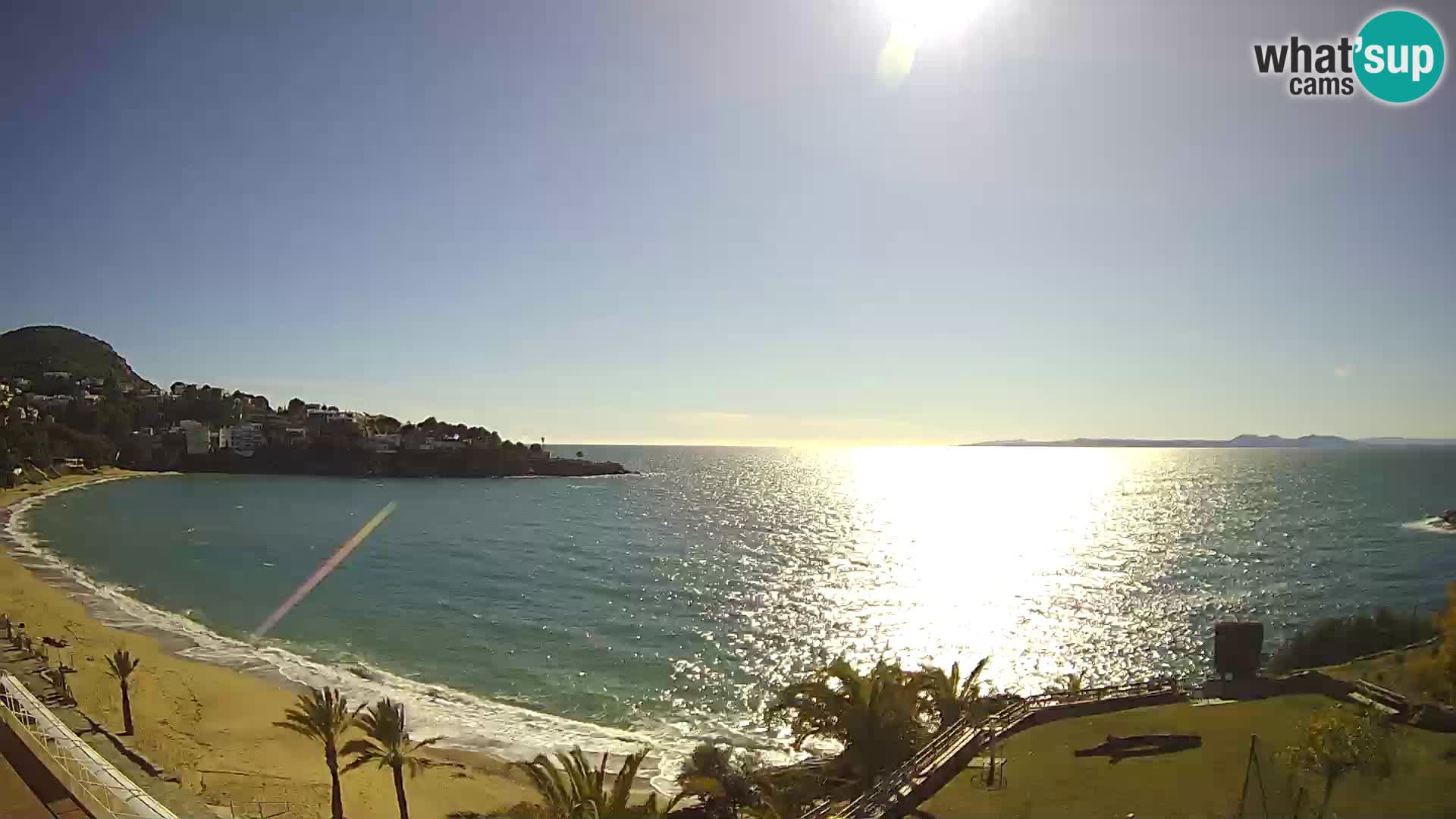 Platja de l’Almadrava Strand Webcam Roses – Costa Brava – Spanien