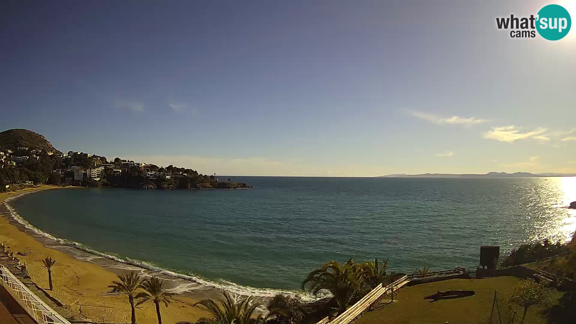 Plage de l’Almadrava Livecam Roses – Costa Brava – Espagne