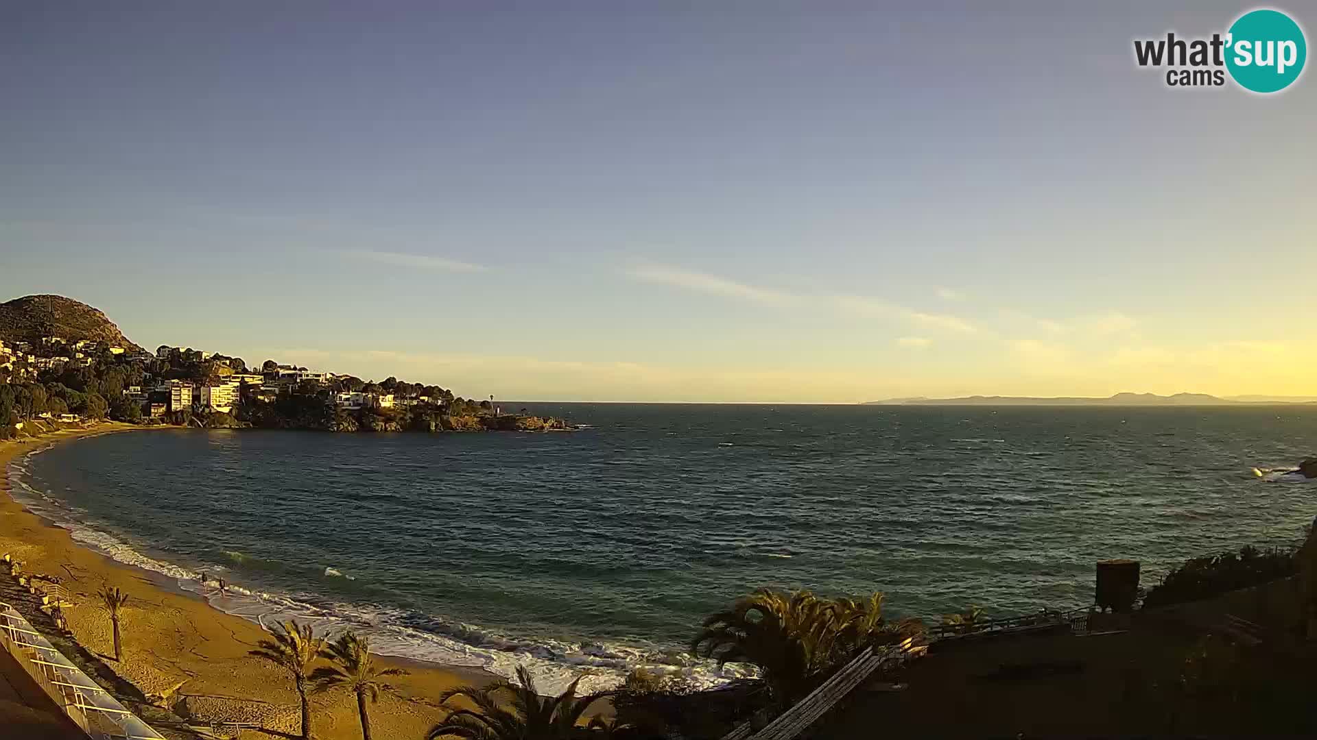 Plage de l’Almadrava Livecam Roses – Costa Brava – Espagne