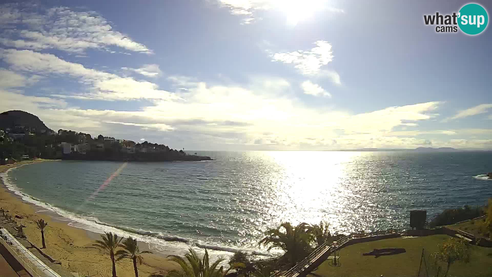 Platja de l’Almadrava Strand Webcam Roses – Costa Brava – Spanien